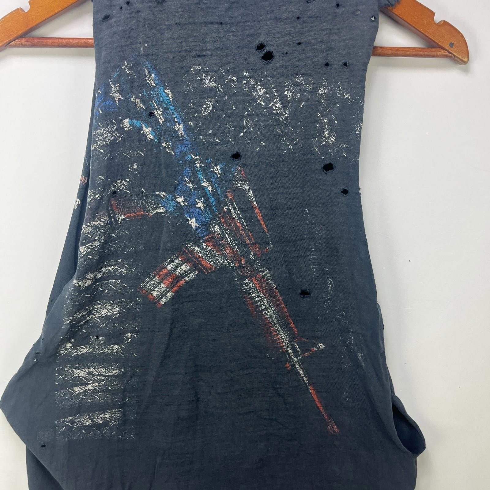 Vintage Vintage Second Amendment Gun USA Rifle T-Shirt Large Size US L / EU 52-54 / 3 - 5 Thumbnail