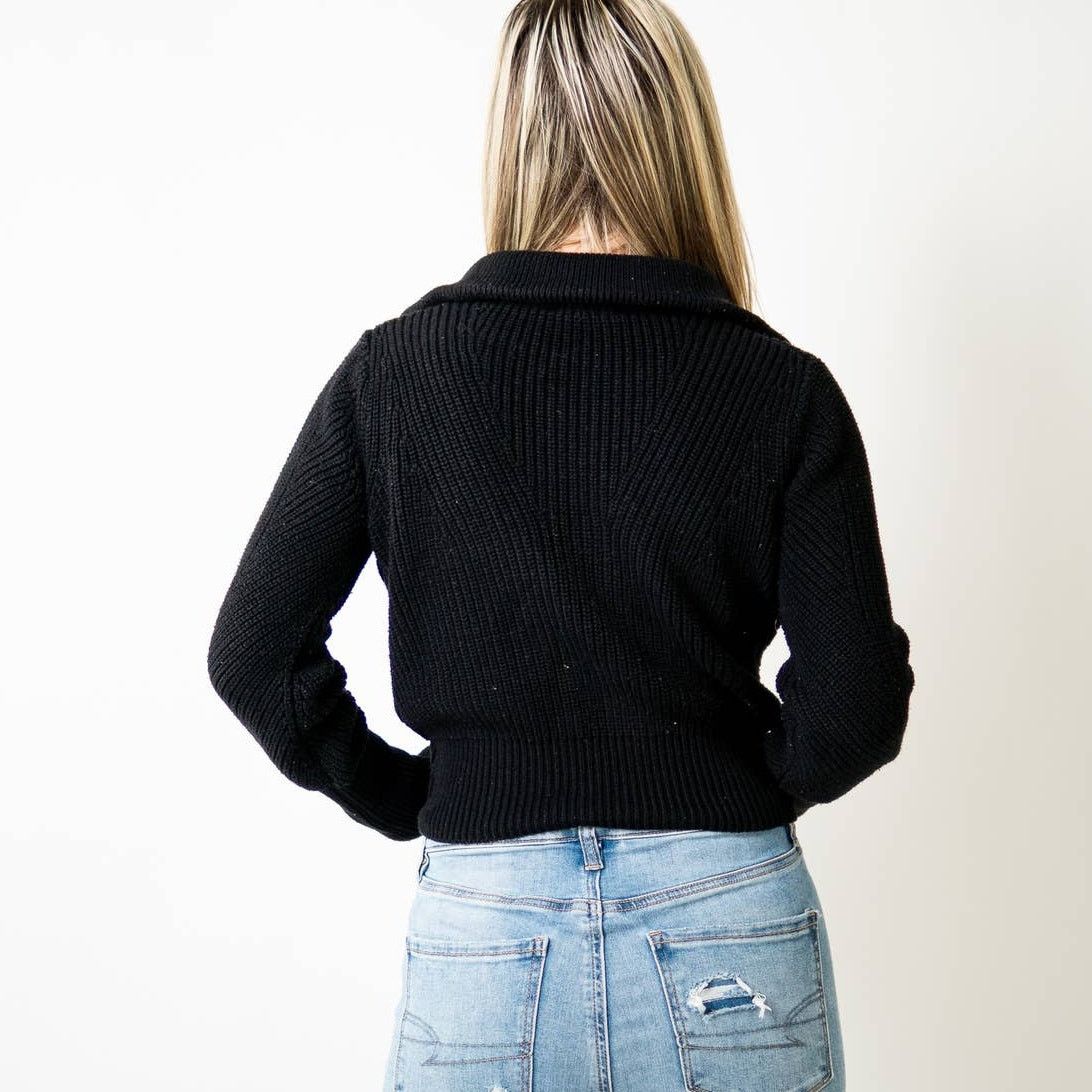 Lululemon Athleta Ribbed Knit Cropped Fitted Sweater Size XXS / US 00 / IT 34 - 2 Thumbnail