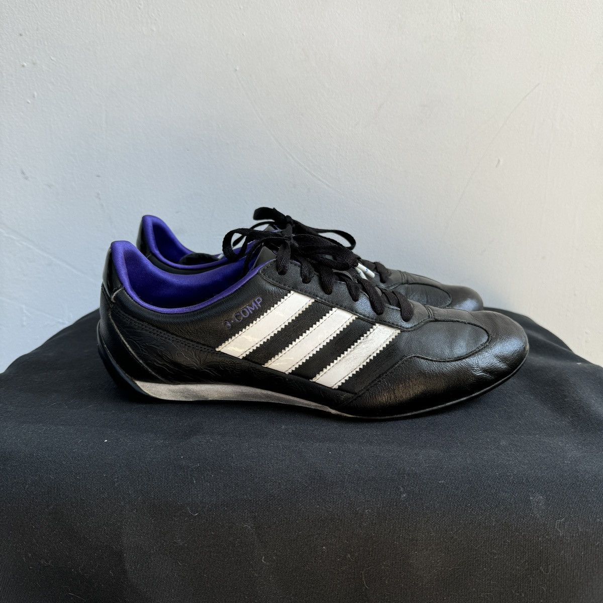 Adidas × Vintage Vintage Y2K Adidas 3.Comp Low Cut Sneakers Size US 7.5 / IT 37.5 - 1 Thumbnail