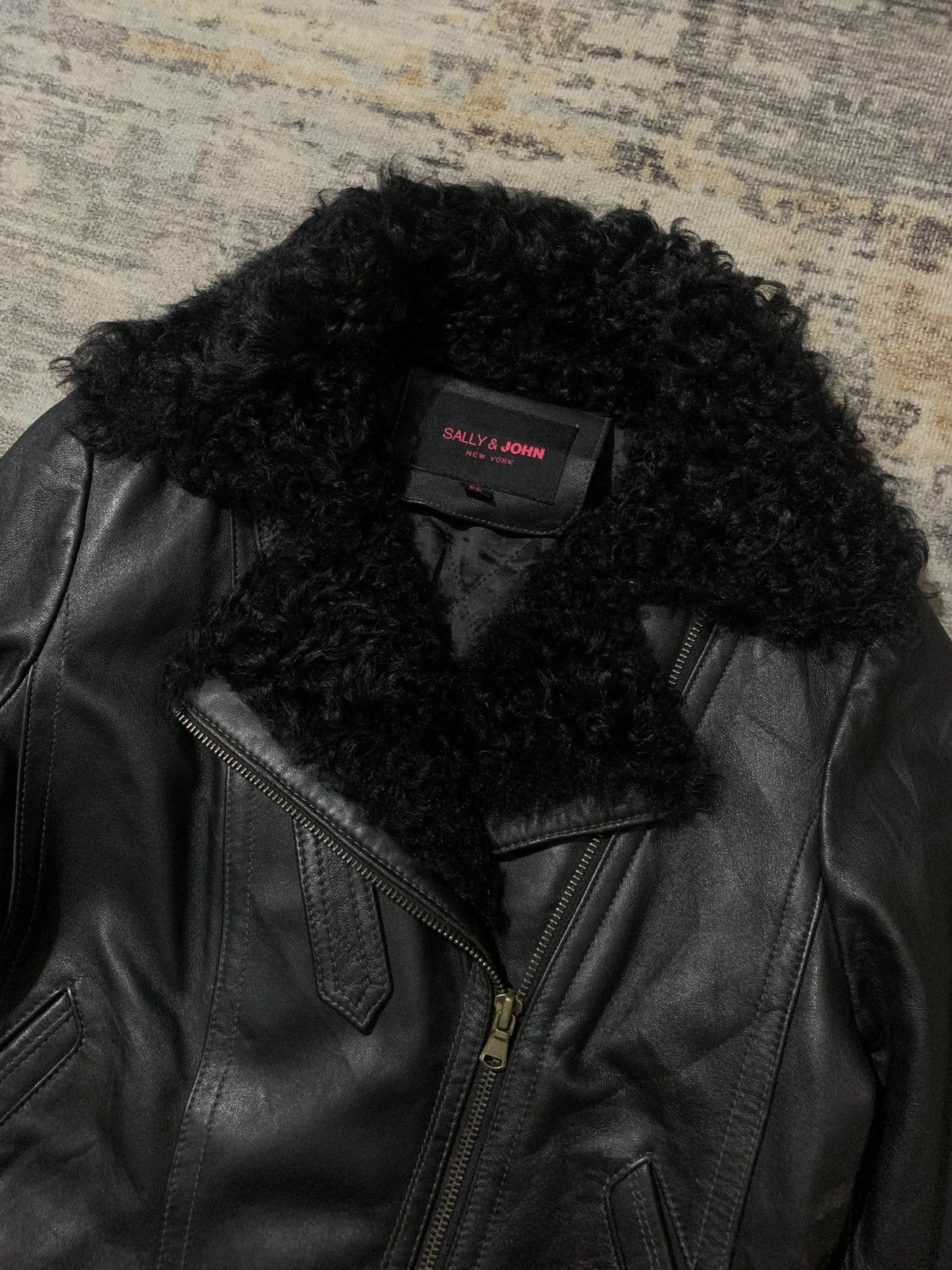 Other SALLY & JOHN LEATHER RAMONES WOMEN JACKET Size S / US 4 / IT 40 - 3 Thumbnail