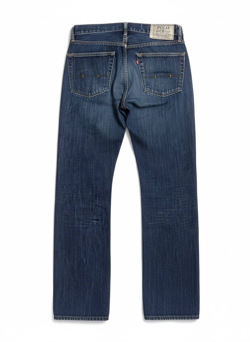 Polo Ralph Lauren Polo Ralph Lauren Vintage Dark Wash Straight Denim Jeans W32 Size US 32 / EU 48 - 1 Thumbnail
