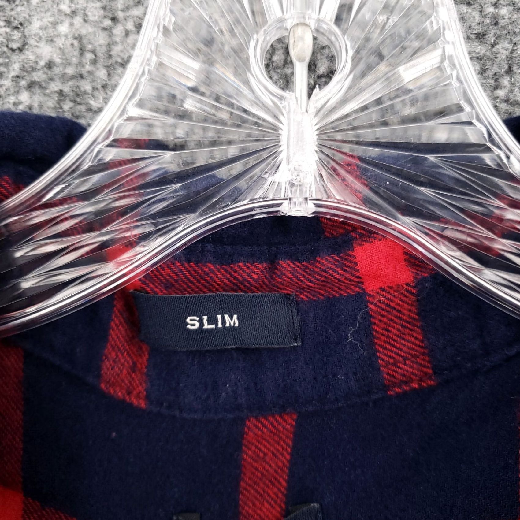 J.Crew J.CREW Shirt Mens M Medium Blue Red Plaid Flannel Slim Button-Up Long Sleeve Size US M / EU 48-50 / 2 - 5 Thumbnail