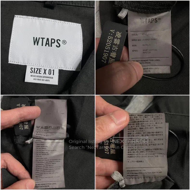 Wtaps Wtaps Wash two bags of heavy water and work long-sleeved s Size US S / EU 44-46 / 1 - 8 Thumbnail