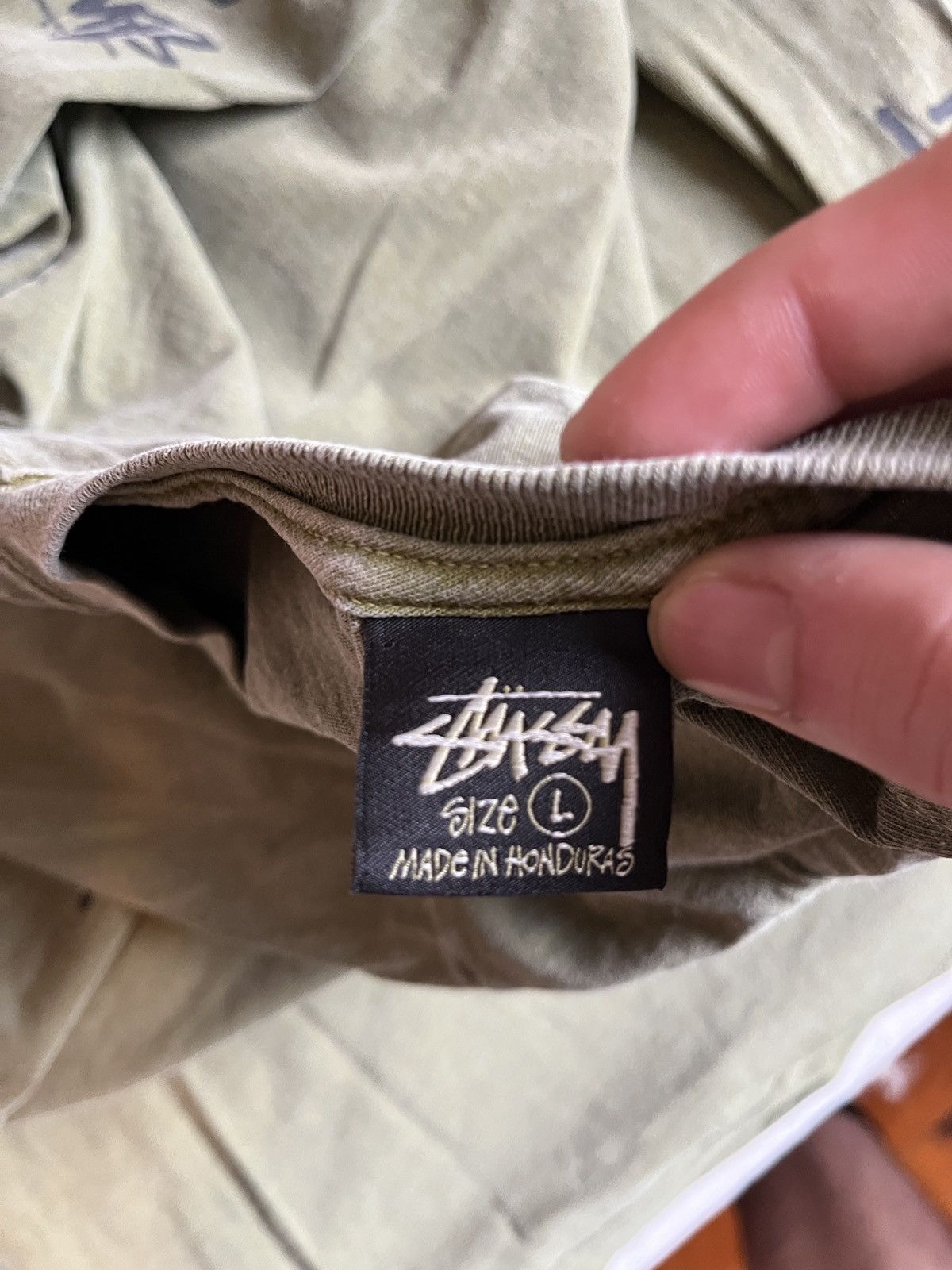 Stussy Stussy Longsleeve Green Tee Size US L / EU 52-54 / 3 - 3 Thumbnail