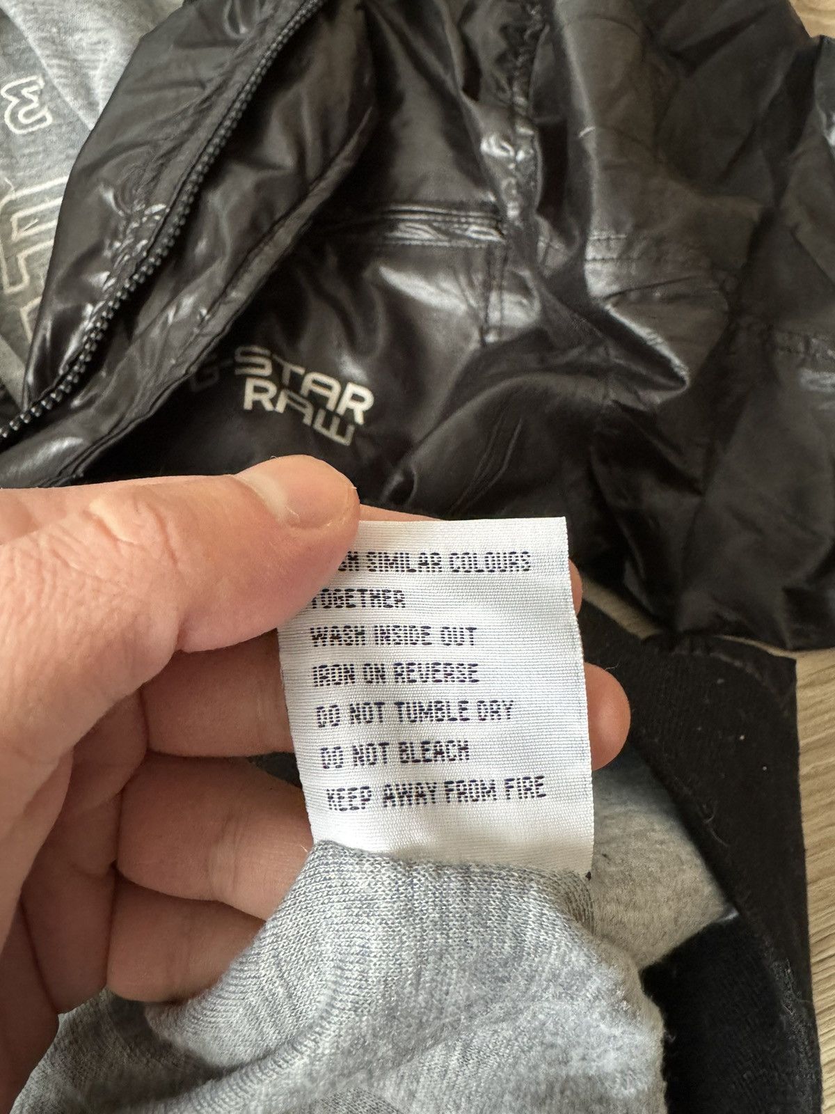 G-Star Vintage Y2K G Star Raw Black Nylon Metal Big Logo Jacket Size US L / EU 52-54 / 3 - 9 Thumbnail