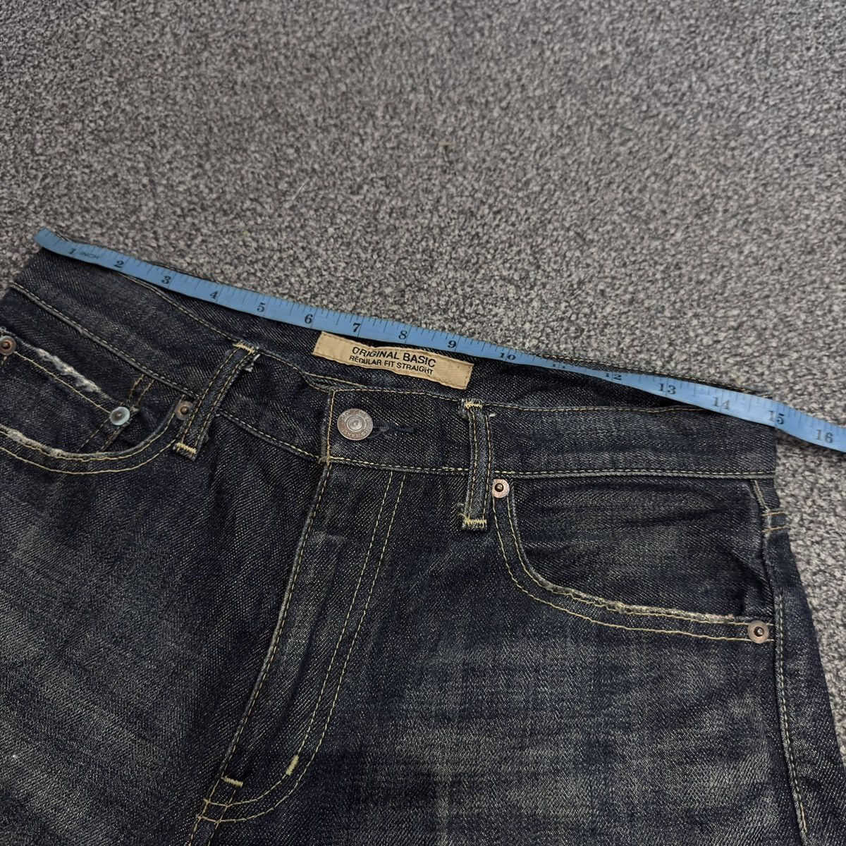 Undercover × Uniqlo 🇯🇵 Vintage 90s Japanese Denim Uniqlo S002 Streetwear Jeans Size US 30 / EU 46 - 16 Thumbnail