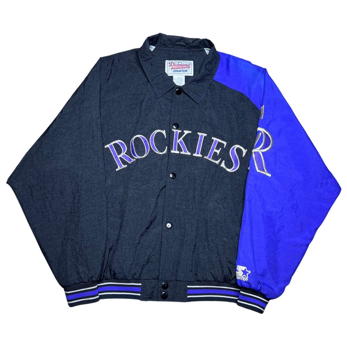 Starter 1990s MLB Colorado Rockies Starter Diamond Collection Jacket Size US M / EU 48-50 / 2 - 1 Thumbnail