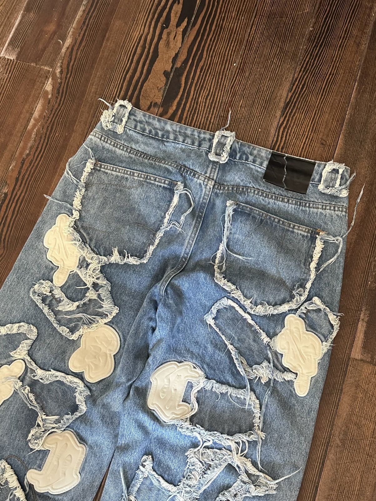 Racer Worldwide Racer Worldwide Definitive Patch Jeans Size US 34 / EU 50 - 3 Thumbnail