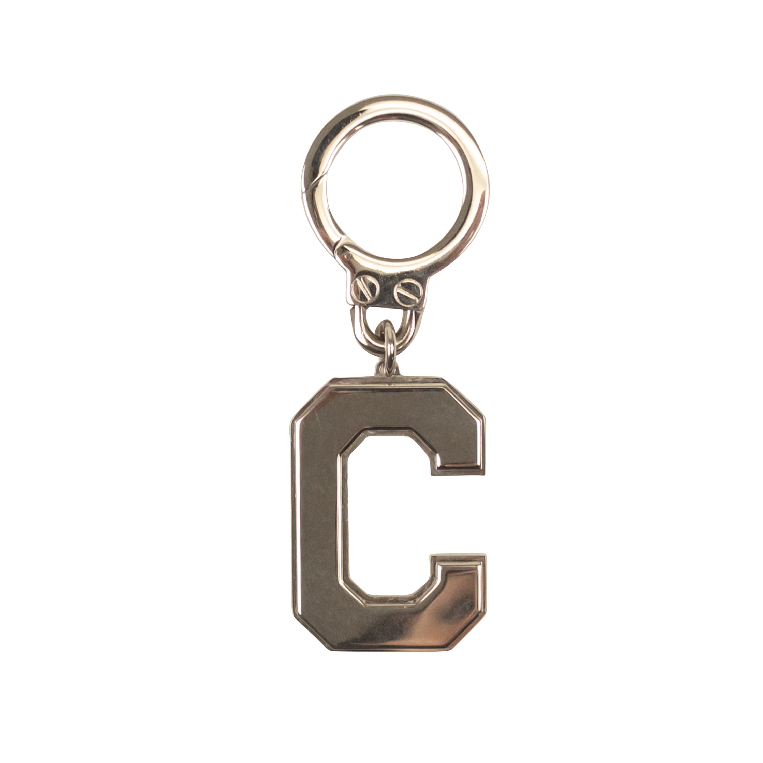 image of Celine Silver C Logo Athletique Charm Size Os, Women's