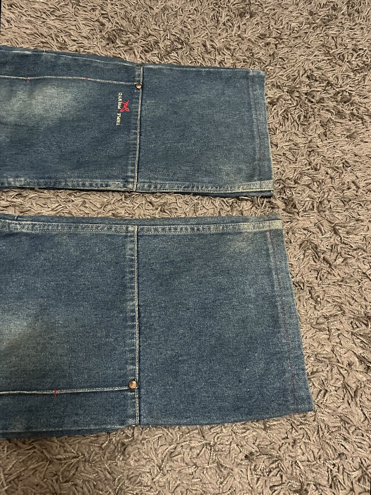 Triple 5 Soul 1990s Tripple five soul nyc baggy double knee #B2 Size US 35 - 8 Thumbnail