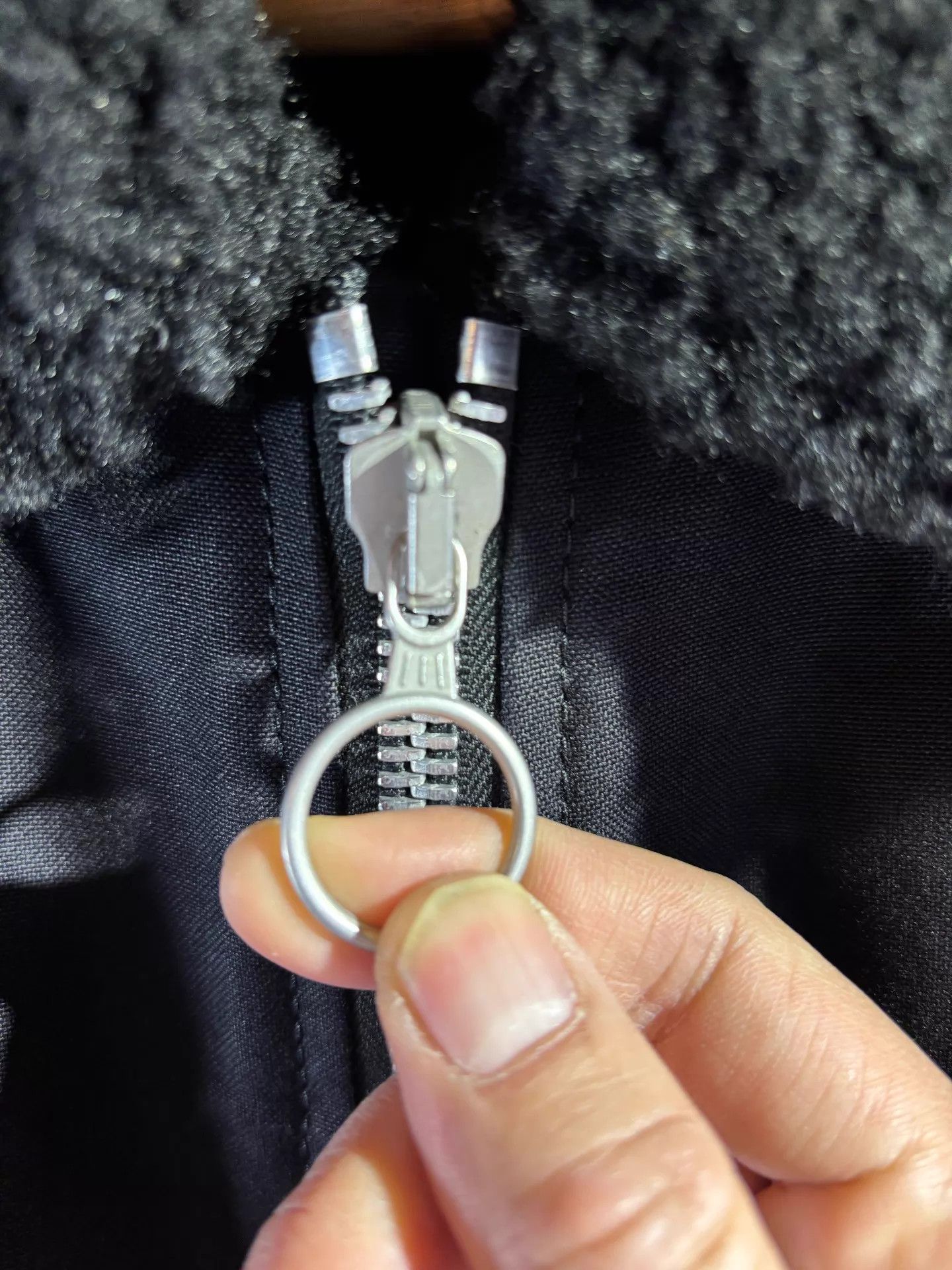 Our Legacy Our Legacy Waxed & Lambswool Vest (50) Vintage Alum Zip Size US M / EU 48-50 / 2 - 5 Thumbnail