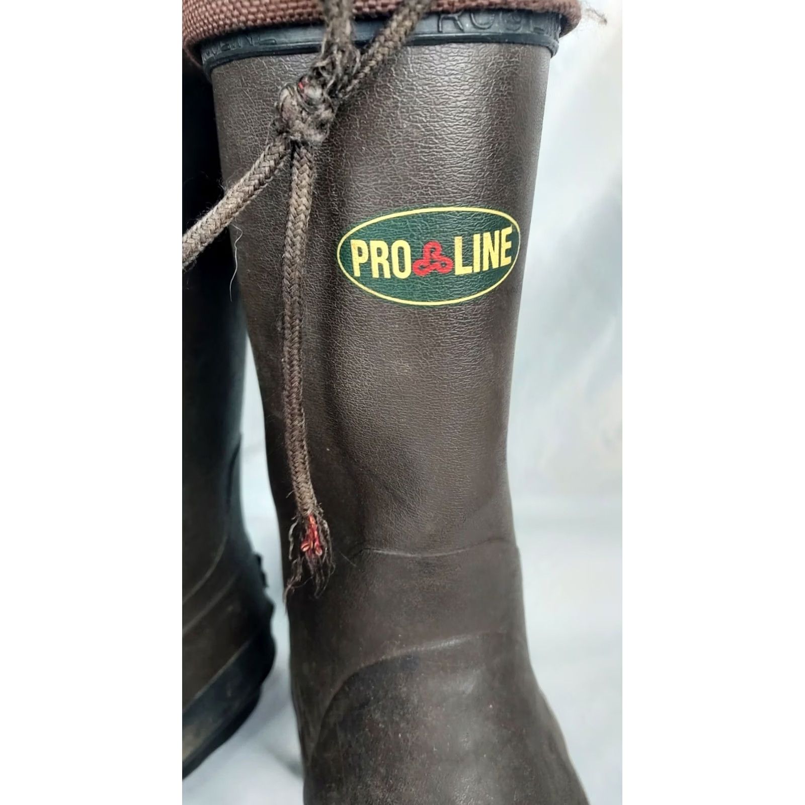 Vintage Pro Line Rubber Hunting Boots Mens 11 Waterproof Brown Insulated Outdoor Winter Workwear Casual Activewear Boots Menssafety Size US 11 / EU 44 - 6 Thumbnail