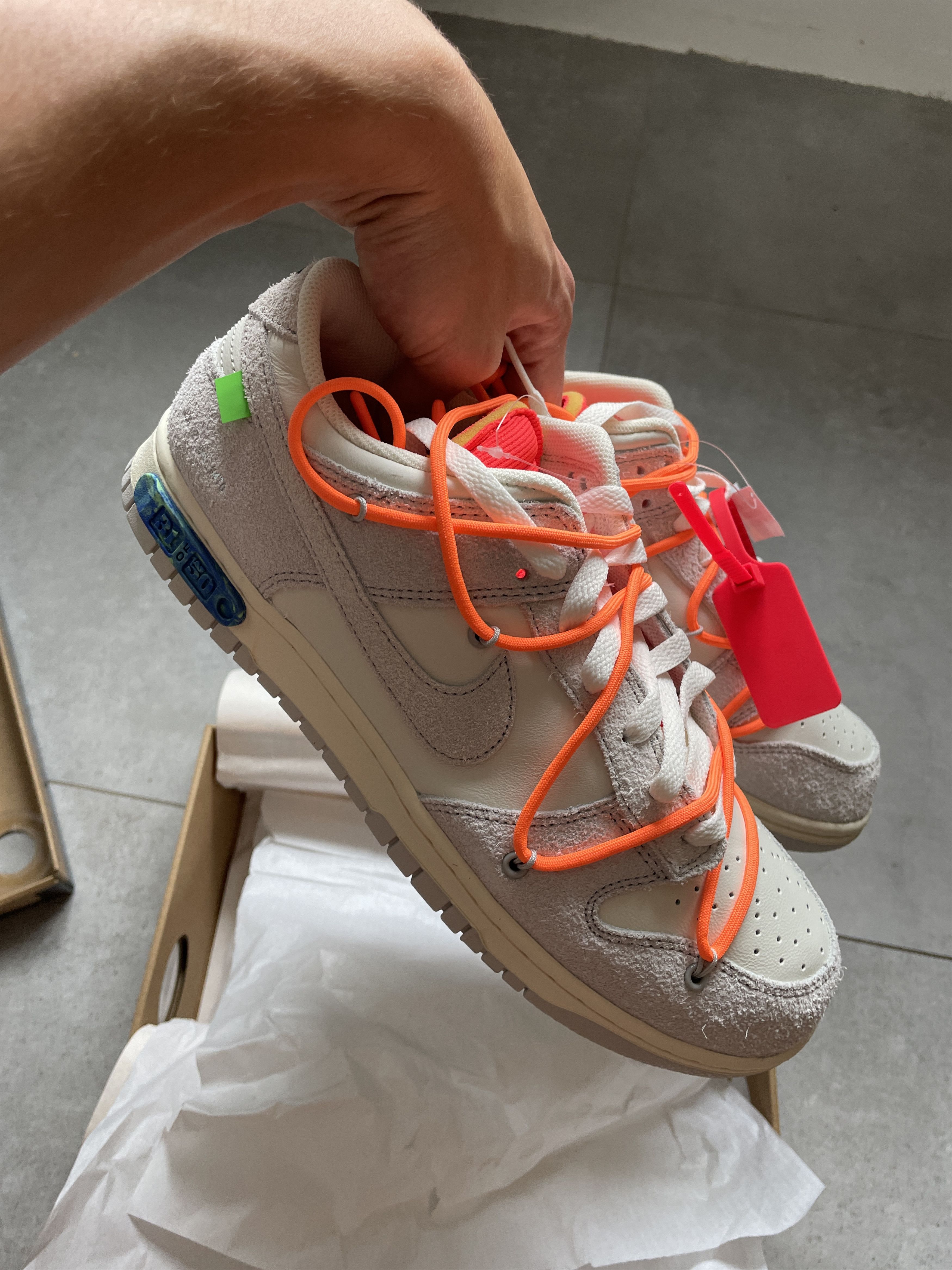 Nike × Off-White × Virgil Abloh NIKE X OFF WHITE LOT 31 DUNK Size US 10.5 / EU 43-44 - 1 Thumbnail