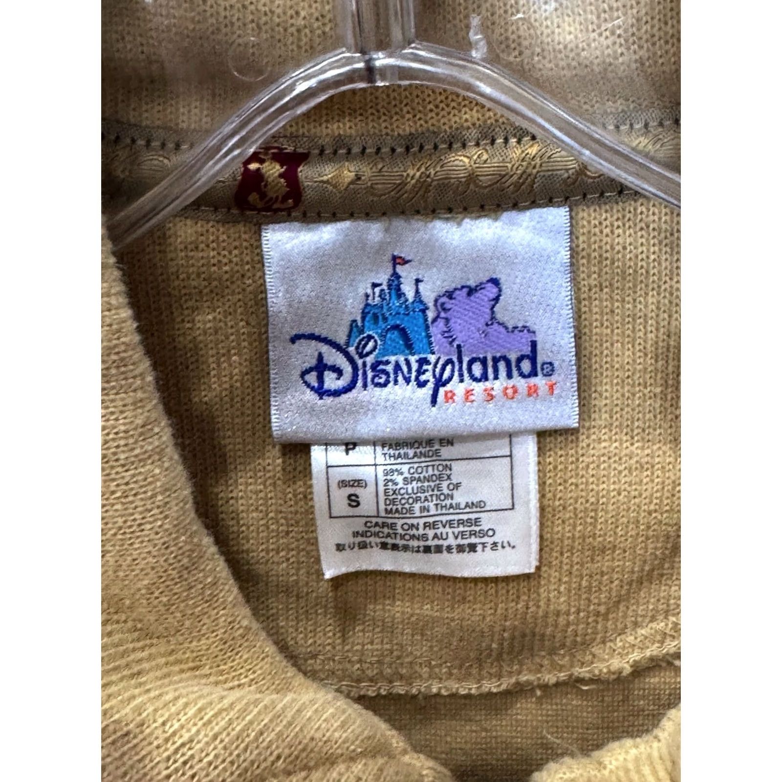 Vintage Disneyland Resort Embroidered Mickey Mouse Zip SWEATER Small S Mens Size US S / EU 44-46 / 1 - 4 Thumbnail