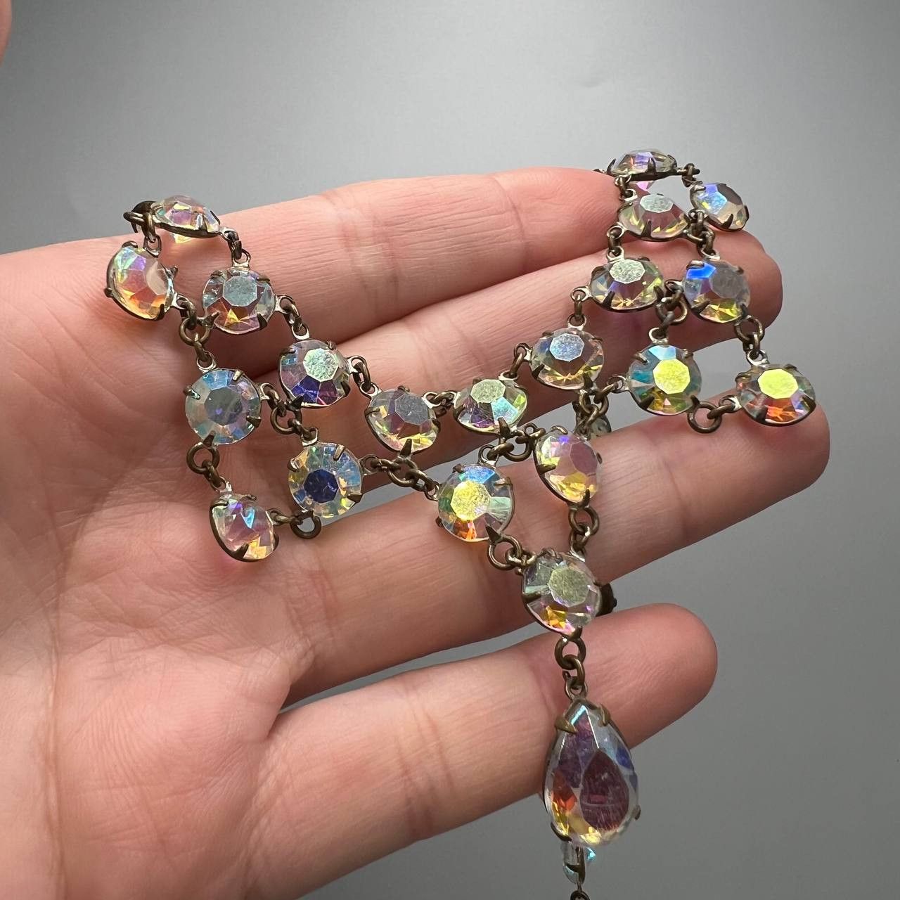 Vintage 1960 Vintage JABLONEX Czech Glass Bead Necklace Soviet Era Size ONE SIZE - 5 Thumbnail