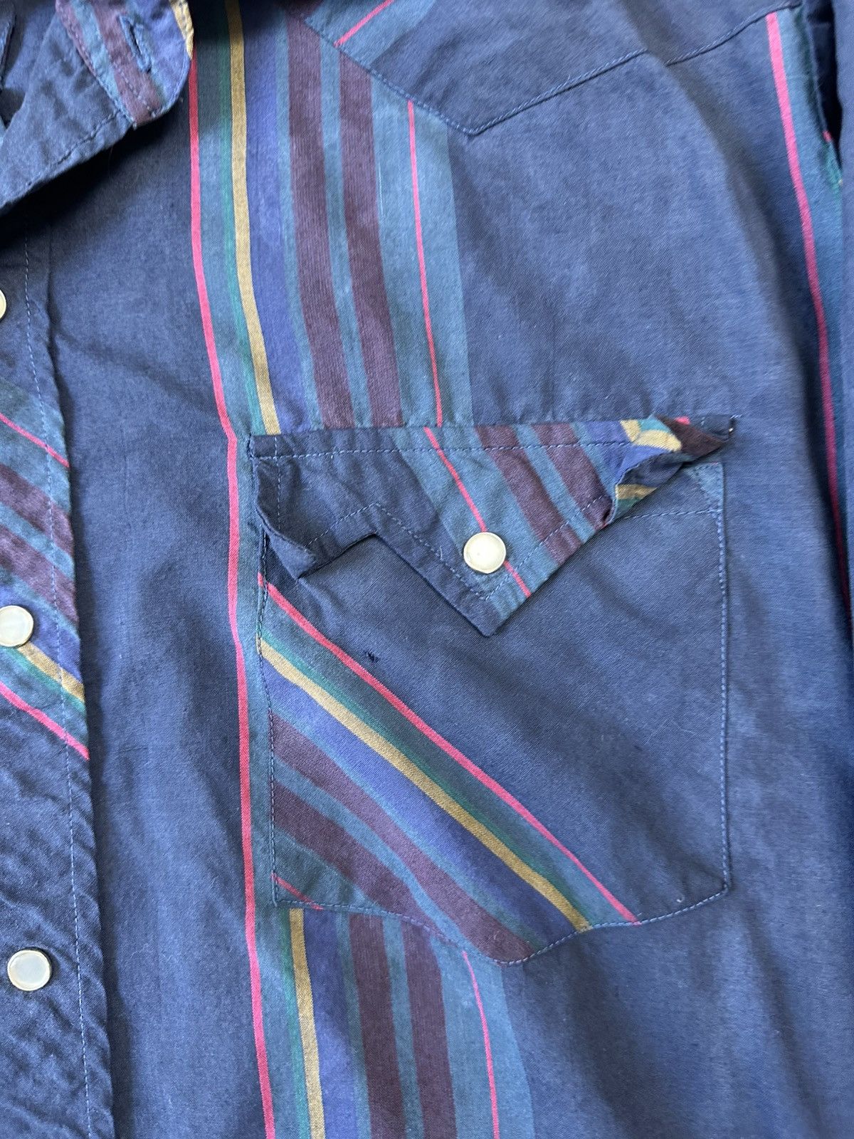 Vintage Vintage Trading Post Company Striped Western Button-up Shirt Size US XXL / EU 58 / 5 - 4 Thumbnail