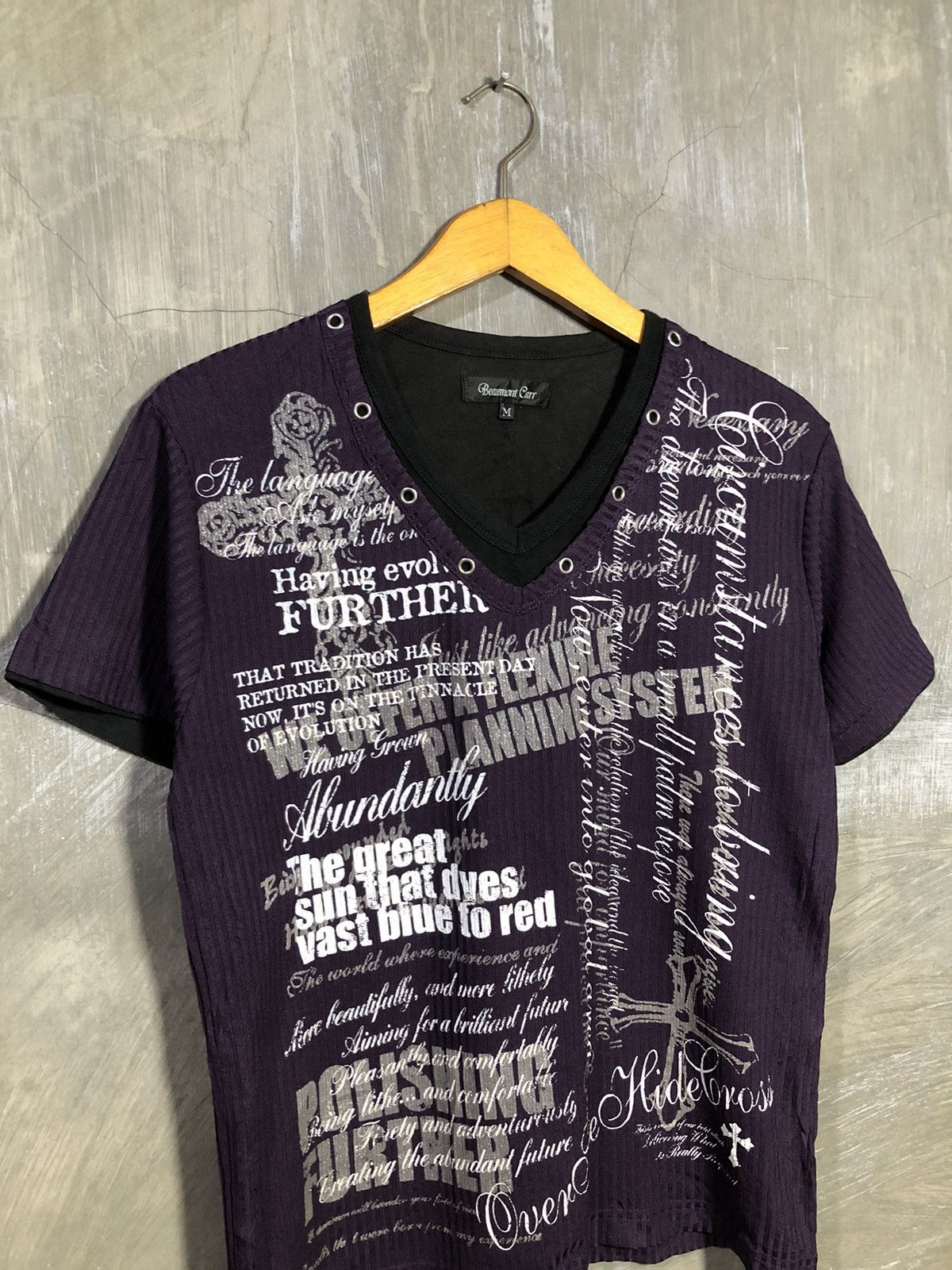If Six Was Nine × Japanese Brand × Le Grande Bleu (L.G.B.) Y2K Japanese Beaumont Carr Tshirt Size US M / EU 48-50 / 2 - 2 Thumbnail