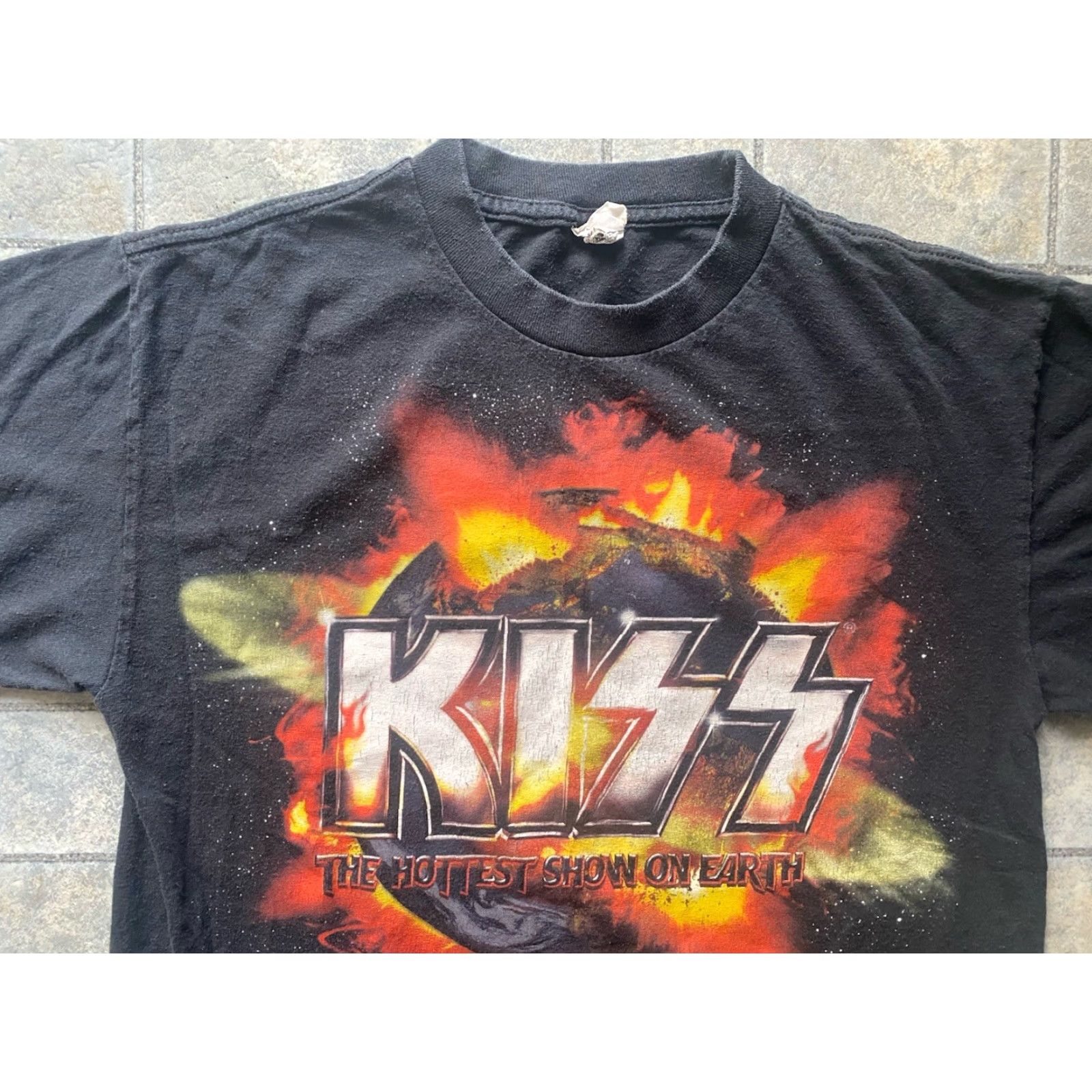 Vintage VINTAGE 2010 KISS Tour T Shirt Alstyle Men’s M Black Band Rock Shirt Mens Size US M / EU 48-50 / 2 - 6 Thumbnail