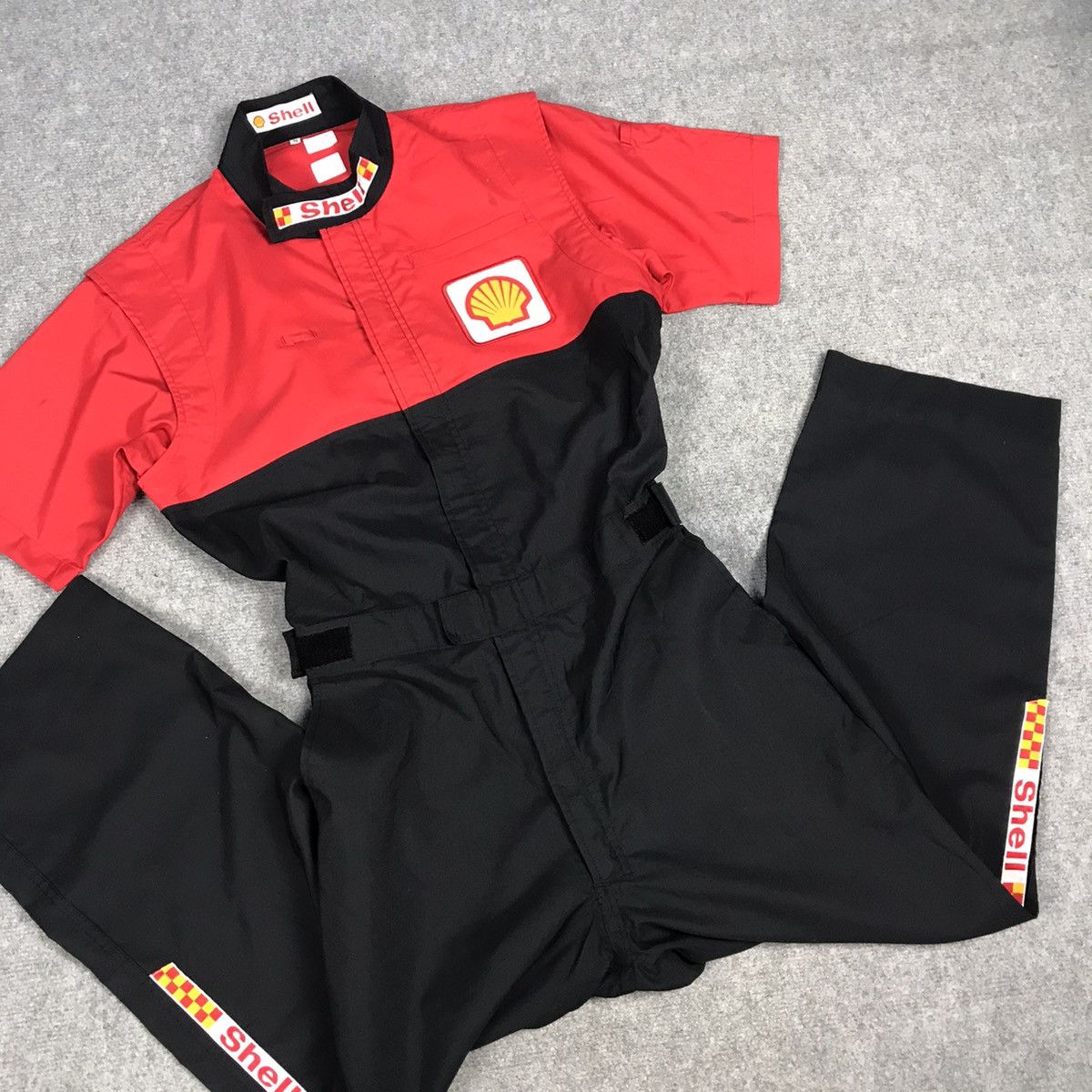 Japanese Brand × Sports Specialties VINTAGE SHELL HELIX OVERALL SHORT SLEEVE JACKET OVERALL Size US 30 / EU 46 - 2 Thumbnail