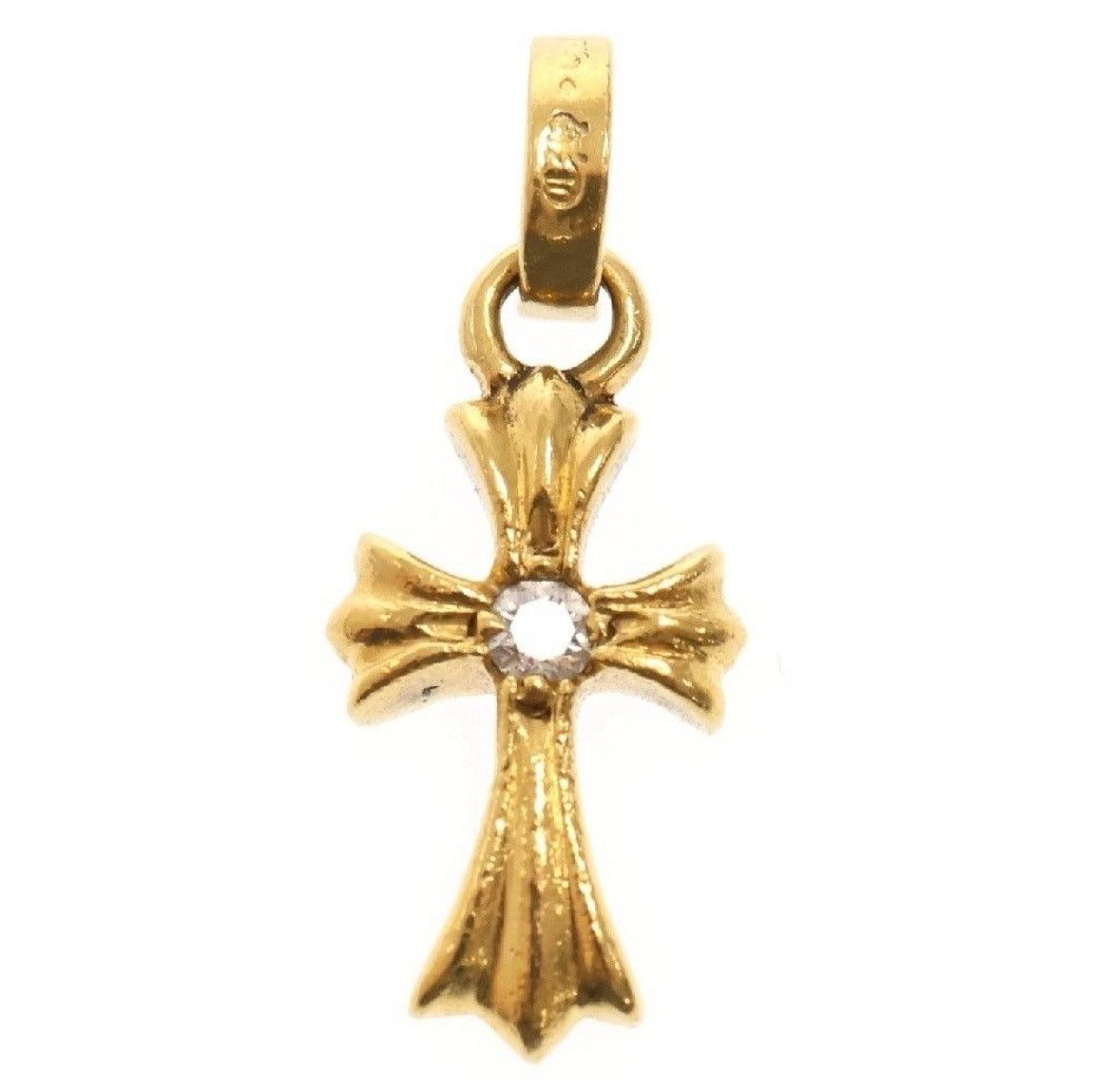 Chrome Hearts CHROME HEARTS 22K Gold Baby Fat Pendant Diamond Size ONE SIZE - 1 Thumbnail