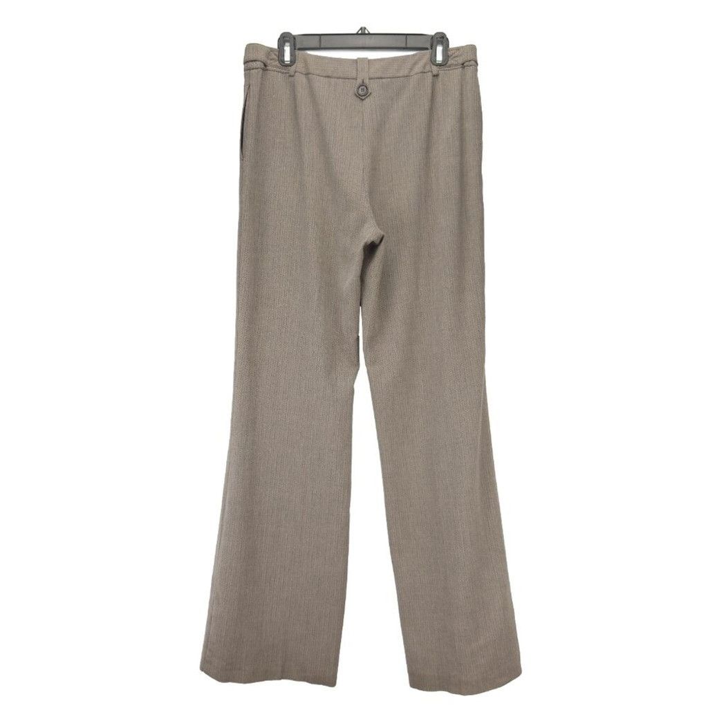 Marks & Spencer MARKS & SPENCER Bootcut Academia Beige Brown Trousers US 10 Size 32" / US 10 / IT 46 - 3 Thumbnail