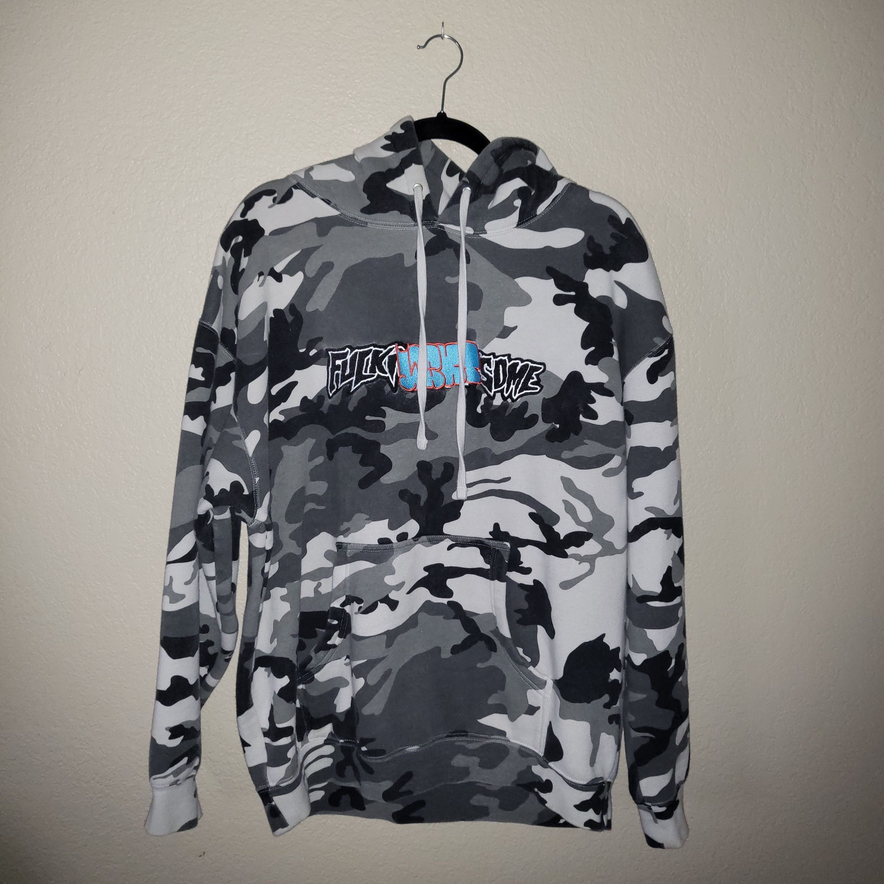 Fucking awesome B ruce lee hoodie Fucking Awesome FUCKING AWESOME Karate Hoodie XL in Teal ft