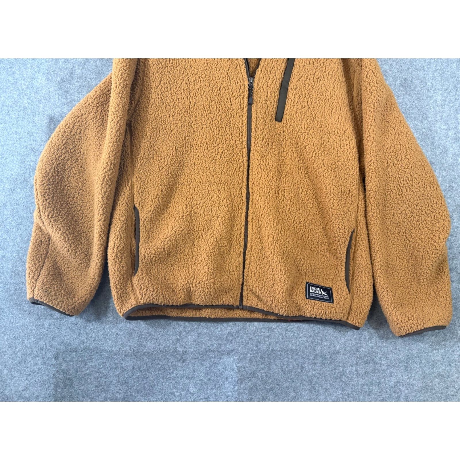 Eddie Bauer Eddie Bauer Jacket Mens L Brown Soft Cozy Fleece Full Zip Outdoor Winter Size US L / EU 52-54 / 3 - 4 Thumbnail
