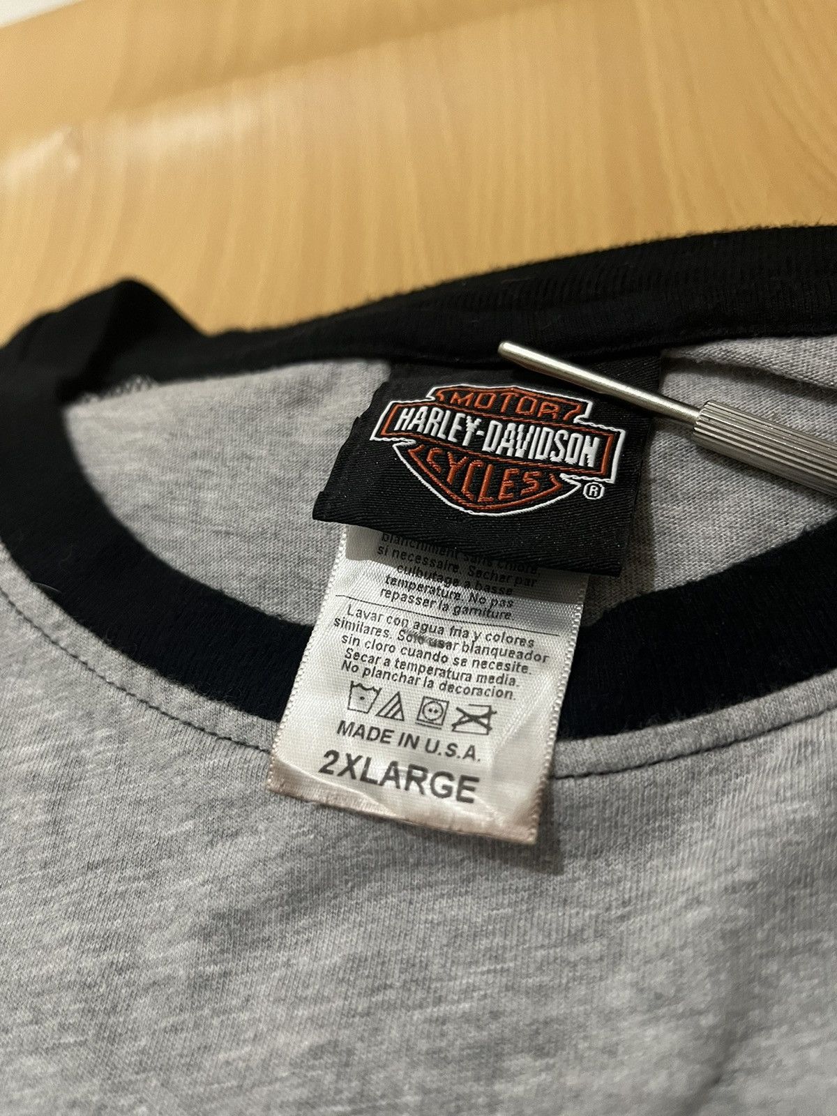 Harley Davidson HARLEY DAVIDSON REGLAN 2014 TEE Size US XXL / EU 58 / 5 - 5 Thumbnail