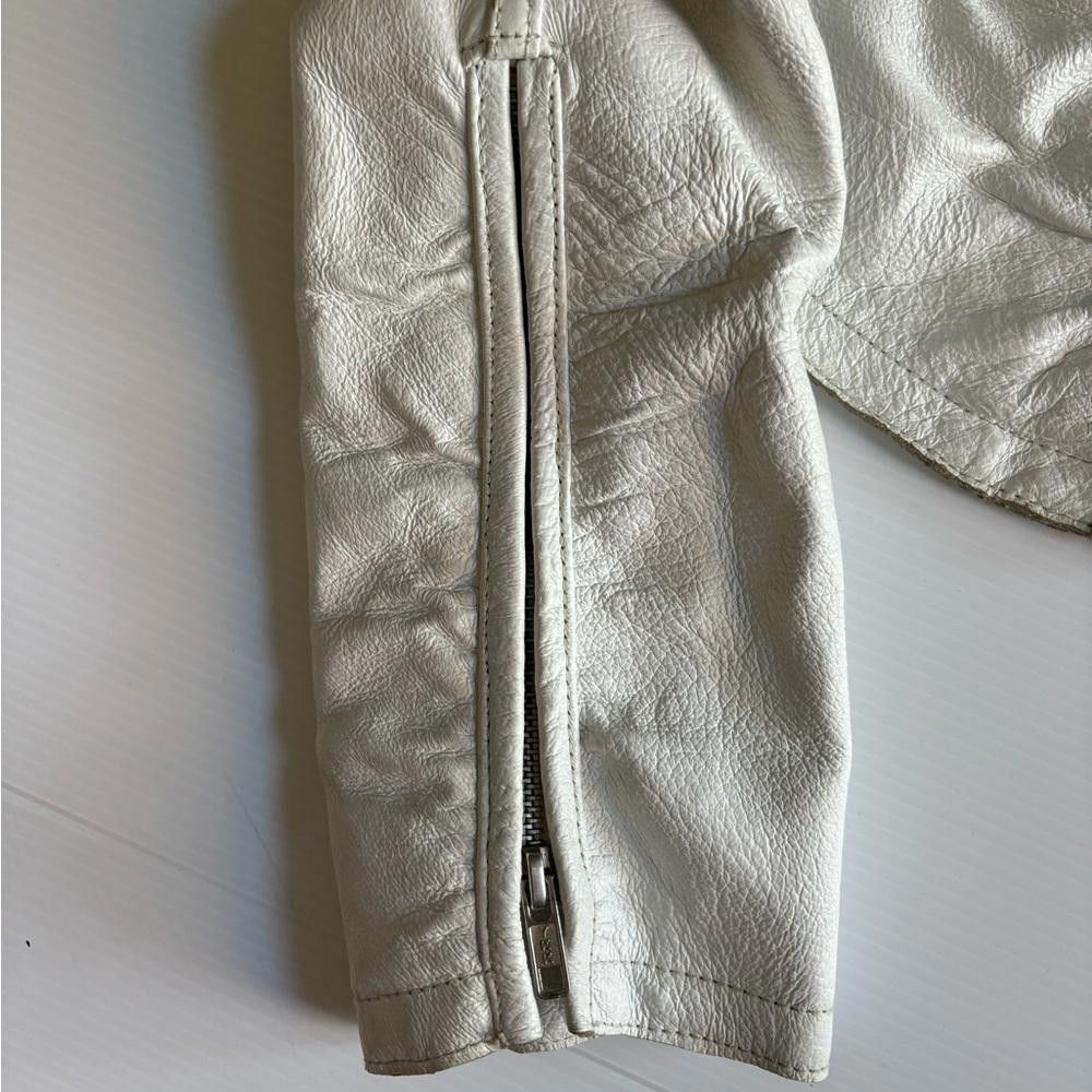 Le Chateau Y2K Le Chateau white 100% Pig Leather Jacket Size M / US 6-8 / IT 42-44 - 2 Thumbnail
