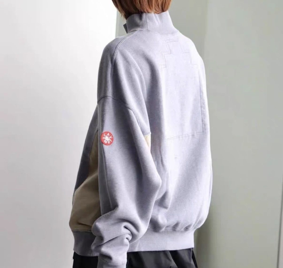 Cav Empt Cav Empt C.E 22AW SIDE PANEL MOCK NECK Sweatshirt J31 Size US L / EU 52-54 / 3 - 7 Thumbnail