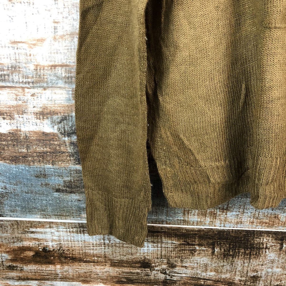 Homespun Knitwear × Japanese Brand A.V.V Homme Mickey Mouse Brown Knitwear #A2497 Size M / US 6-8 / IT 42-44 - 15 Thumbnail