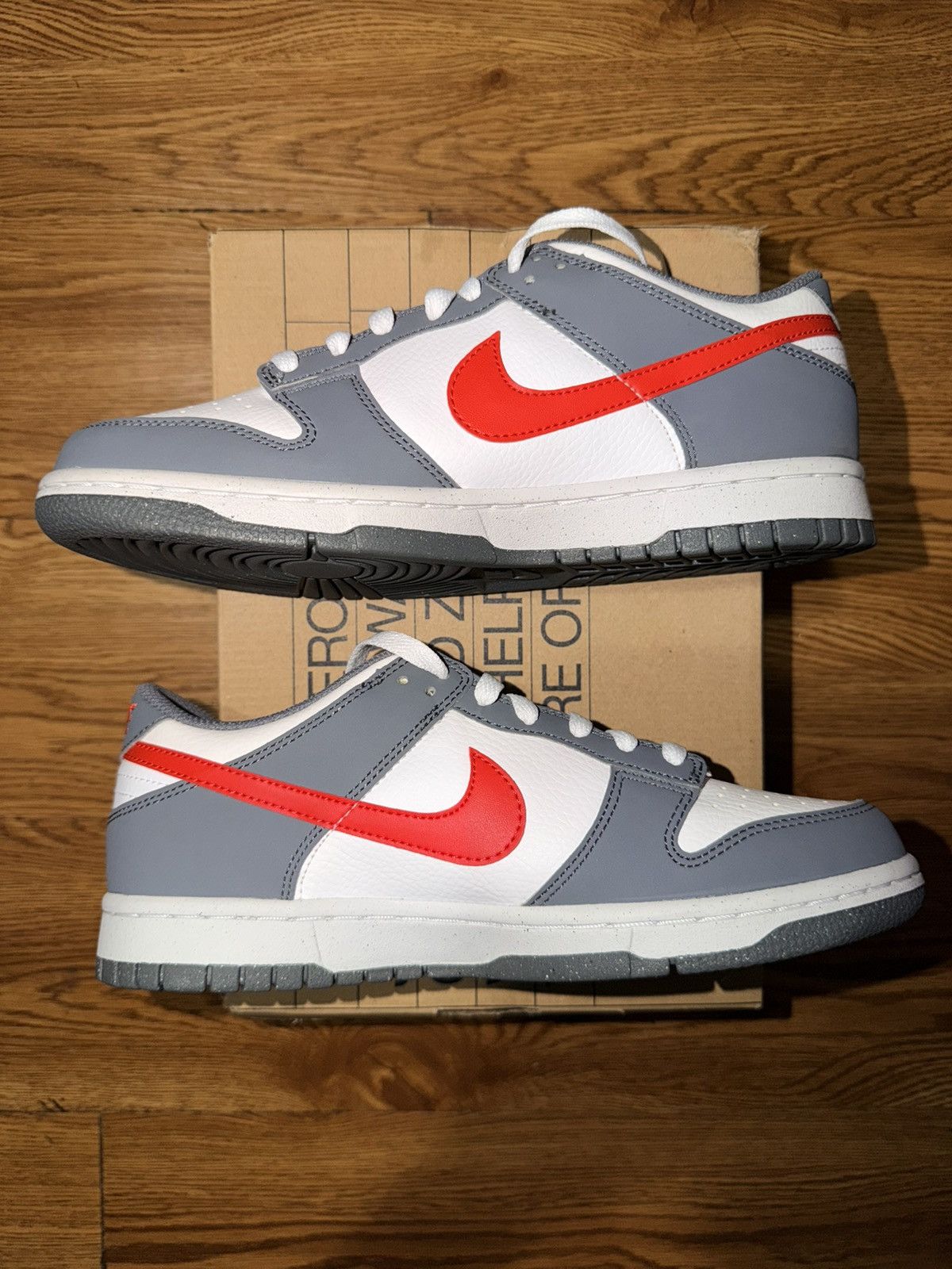 Nike Nike Dunk Low Next Nature Smoke Grey Light Crimson Sz 7Y Size US 7 / EU 40 - 2 Thumbnail