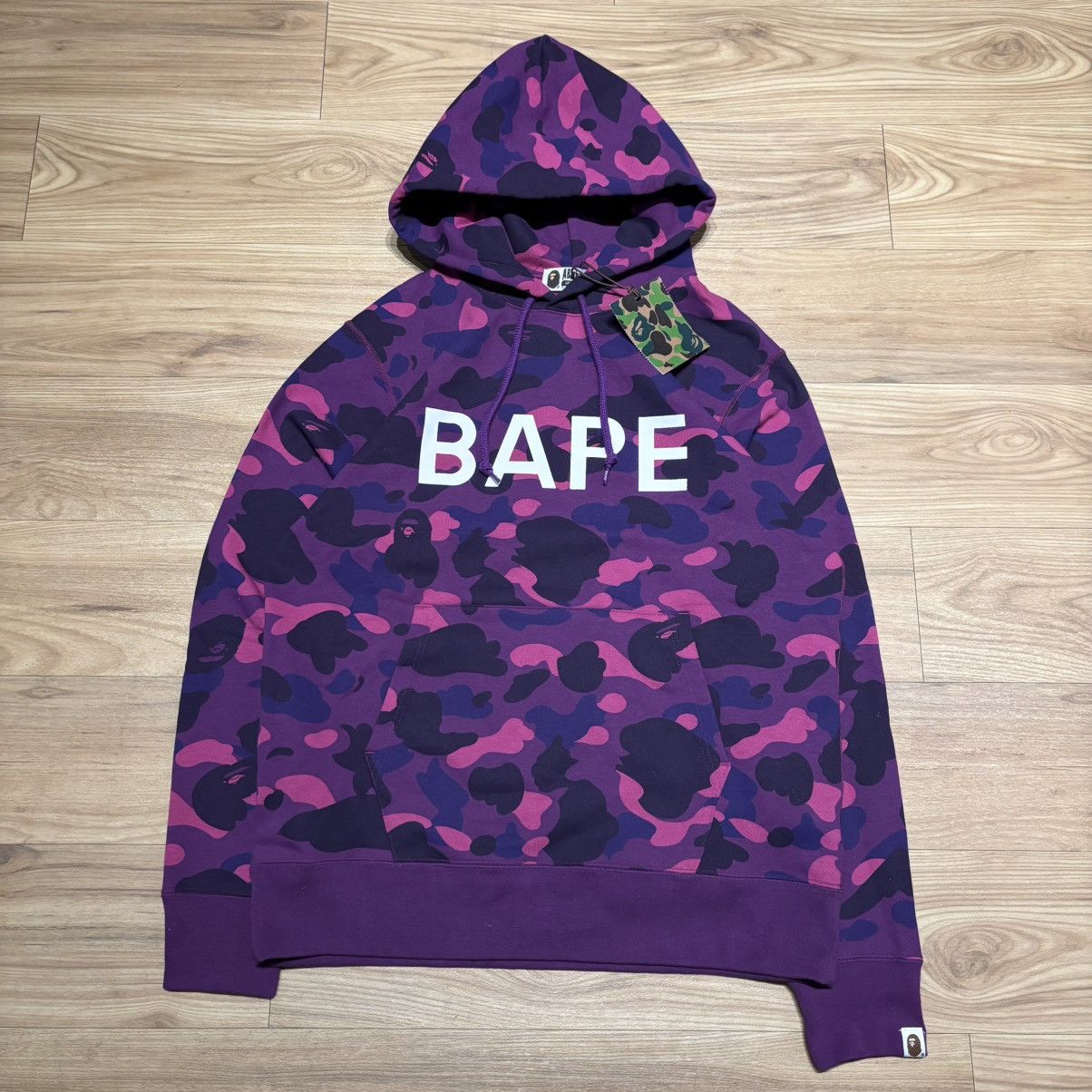 Bape Bape Color Camo Purple Pullover Size US L / EU 52-54 / 3 - 1 Thumbnail