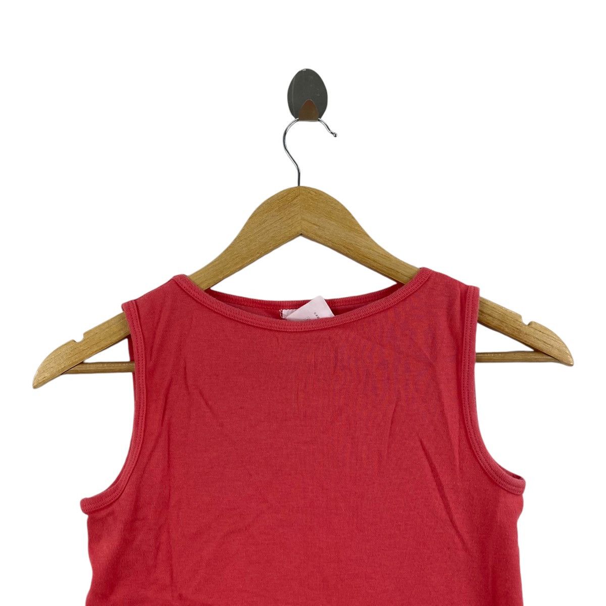 Japanese Brand Vintage PONT DE CHALONS Japanese Brand Plain Red Sleeveless Size US XXS / EU 40 - 2 Thumbnail