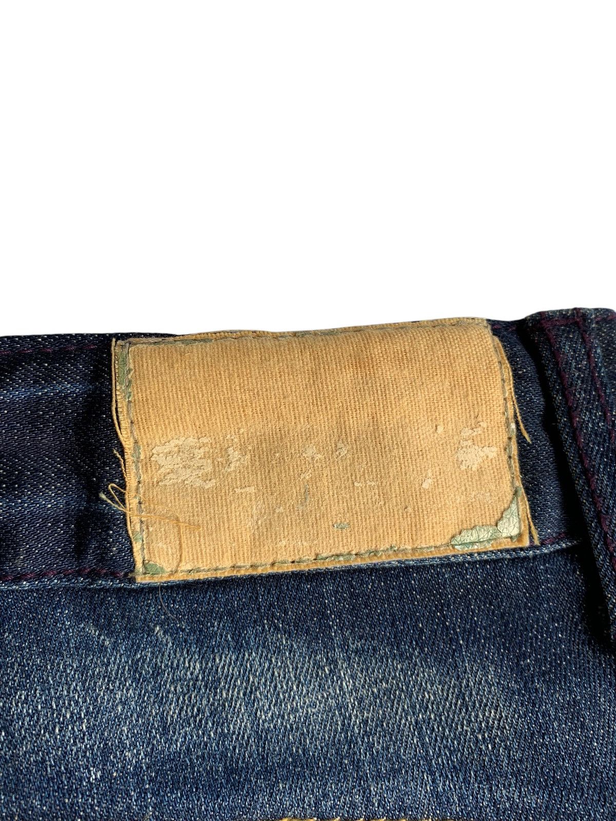 If Six Was Nine × KMRii × Le Grande Bleu (L.G.B.) FLARE💥 ORIRIN JAPANESE PUNK STYLE RUSTY STREACH DENIM 🎌☠️ Size US 32 / EU 48 - 9 Thumbnail