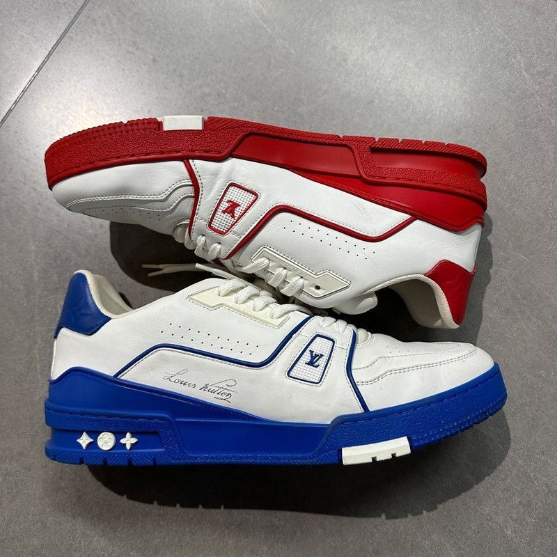 Louis Vuitton Louis Vuitton Fashion Sneakers for Men in Blue and Red -250 Size US 10 / EU 43 - 5 Thumbnail