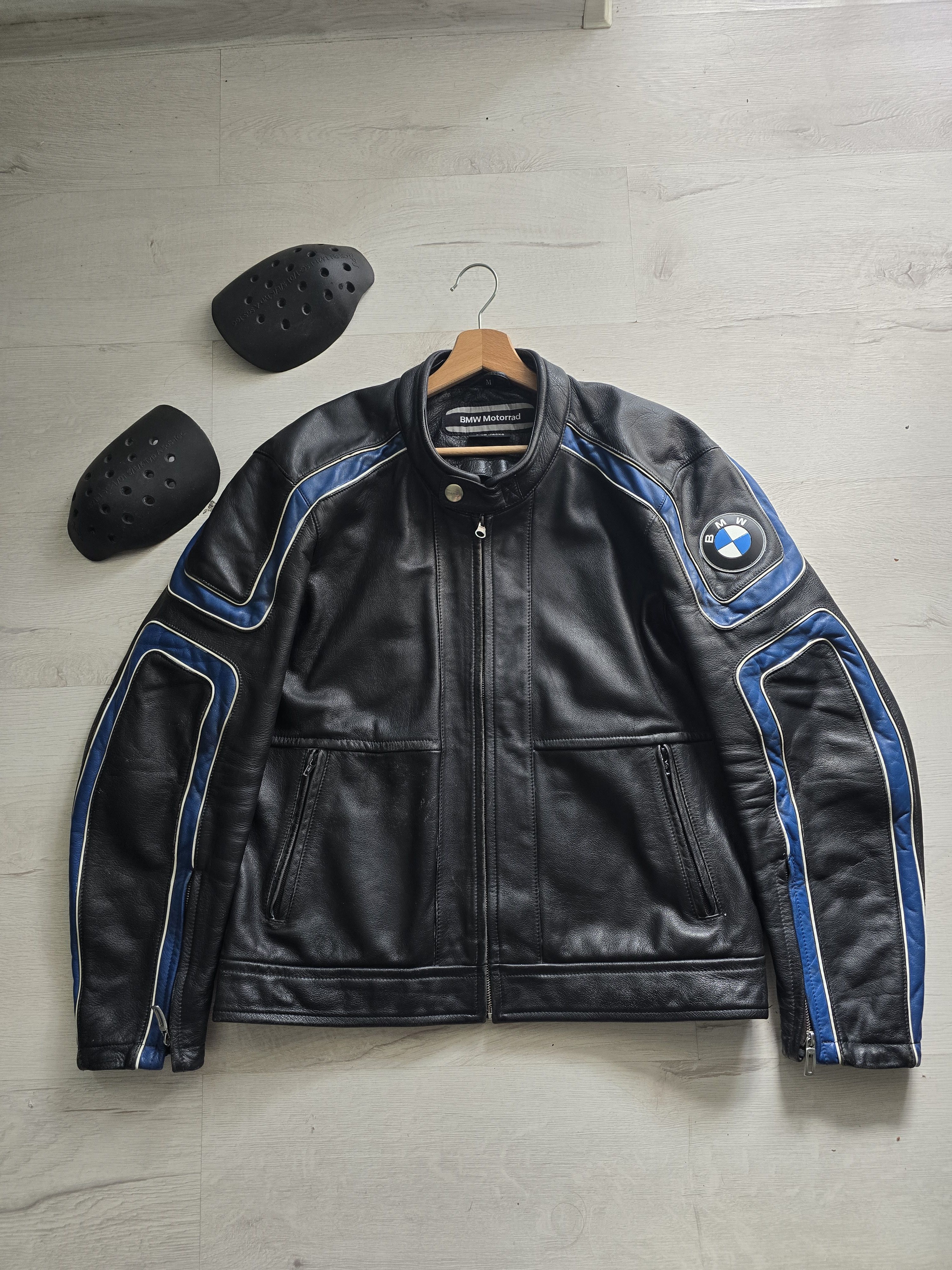 BMW motorrad leather bike racing jacket