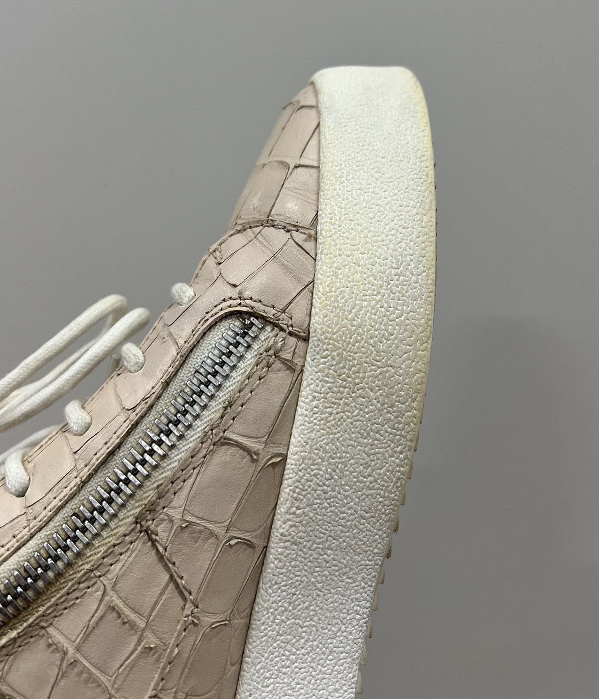 Giuseppe Zanotti Giuseppe Zanotti Leather Python High Top Sneakers Size US 9.5 / IT 39.5 - 10 Thumbnail