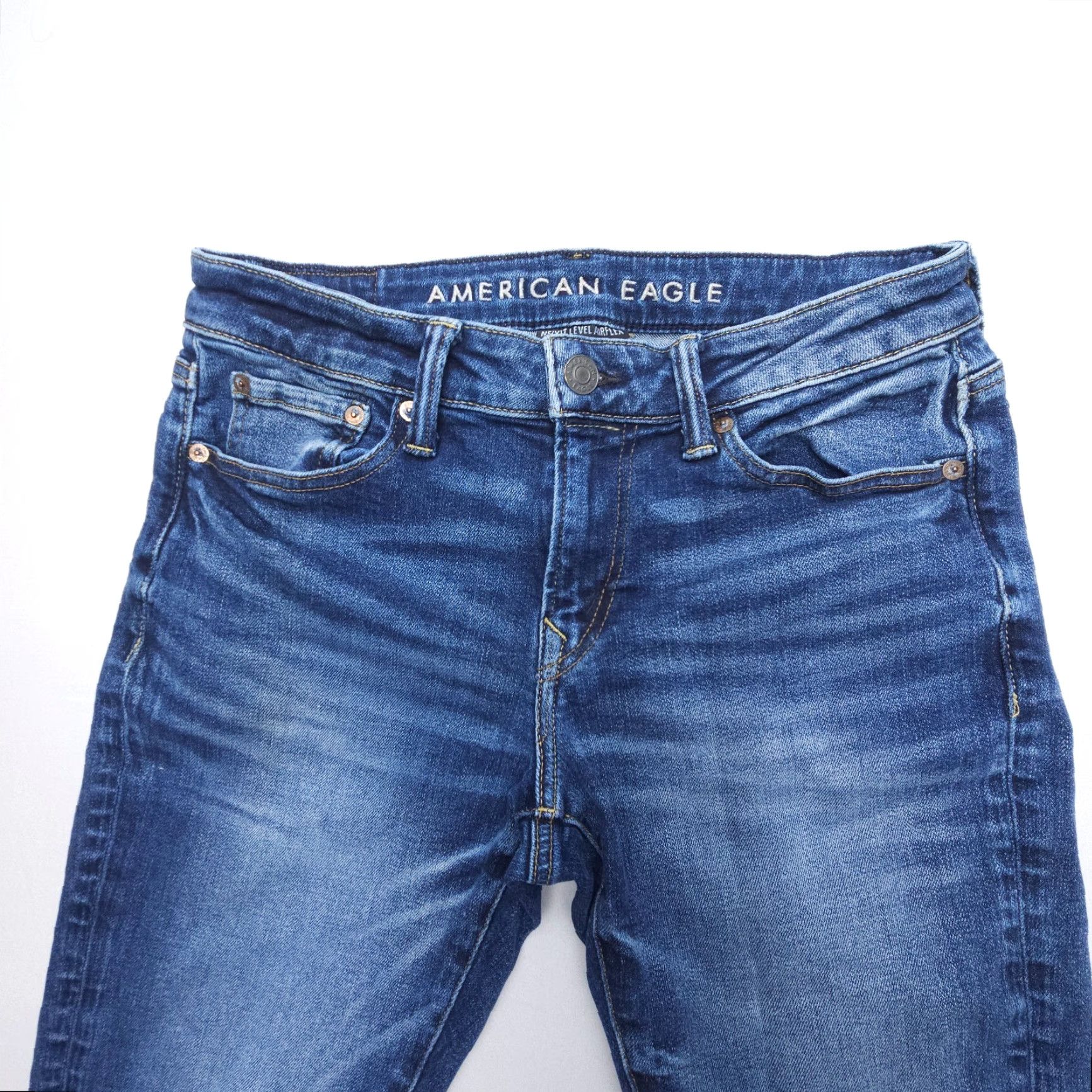 American Eagle Outfitters American Eagle Outfitters Jeans Mens 30 x 30 Slim Dark Wash Denim 5-Pocket Stretch Blue Size US 30 / EU 46 - 3 Thumbnail