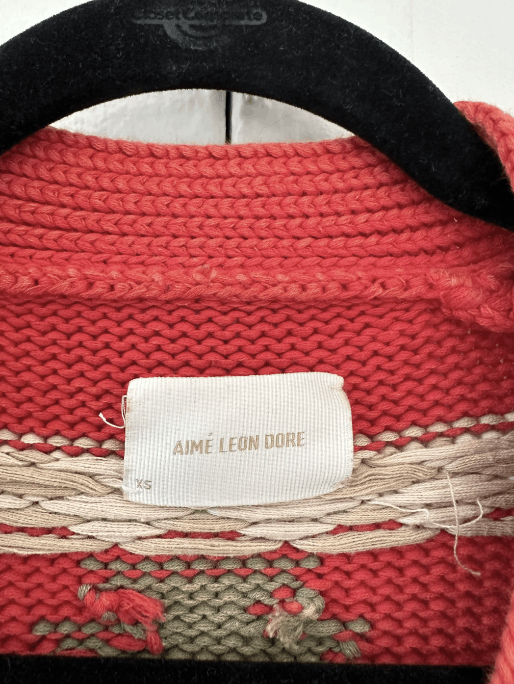 Aime Leon Dore Aime Leon Dore Geometric Knit Cardigan Size US XS / EU 42 / 0 - 2 Thumbnail