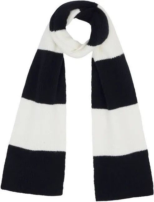 Bella Freud Striped wool mohair b&w Xlong scarf Size ONE SIZE - 11 Thumbnail