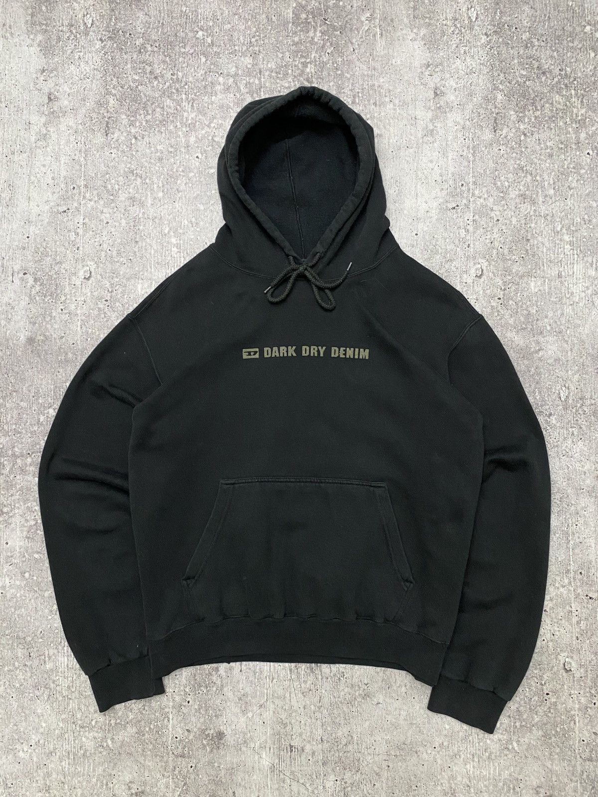 Diesel DIESEL DARK DRY DENIM HOODIE Size US L / EU 52-54 / 3 - 2 Thumbnail