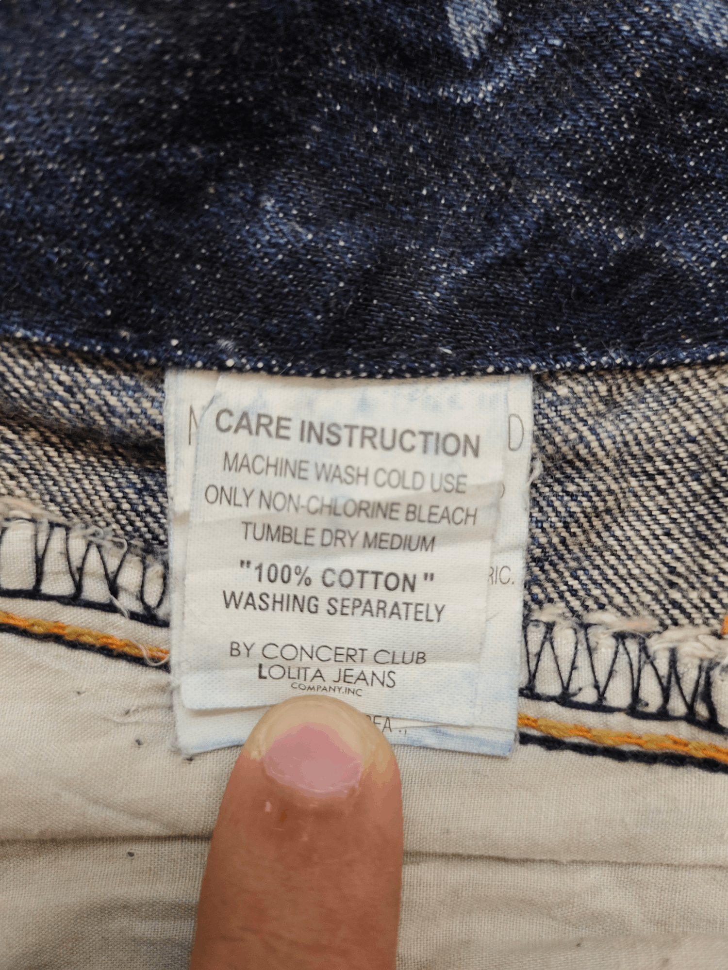 Le Grande Bleu (L.G.B.) Lolita By Yoshitomo Nara Clawmark Distress Faded Jeans Size US 30 / EU 46 - 19 Thumbnail