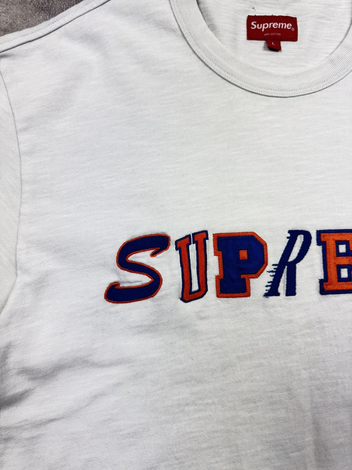 Supreme Supreme T-Shirt Big Multicoloured Spellout Rare Logo Tee Size US L / EU 52-54 / 3 - 5 Thumbnail