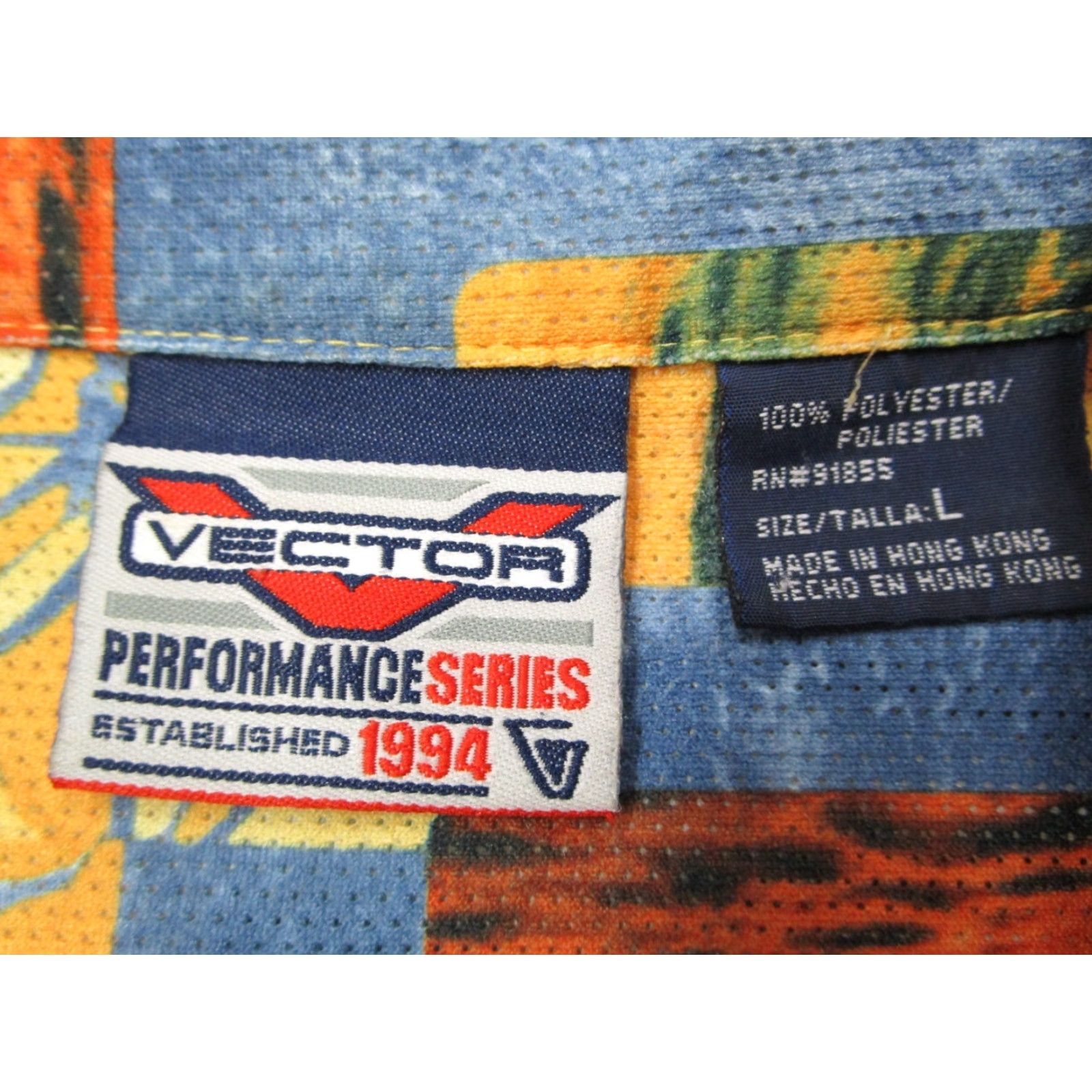Vintage VINTAGE Vector Performance Series Shirt Mens L Orange Button-Up Hawaiian Y2K 80s 90s Beach Retro Vintage Mens Large Orange Shirt Size US L / EU 52-54 / 3 - 3 Thumbnail