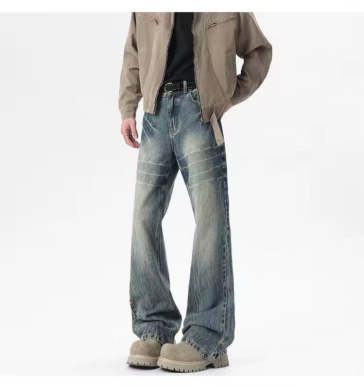 Other Blue denim with a lightning pattern Size US 30 / EU 46 - 2 Thumbnail
