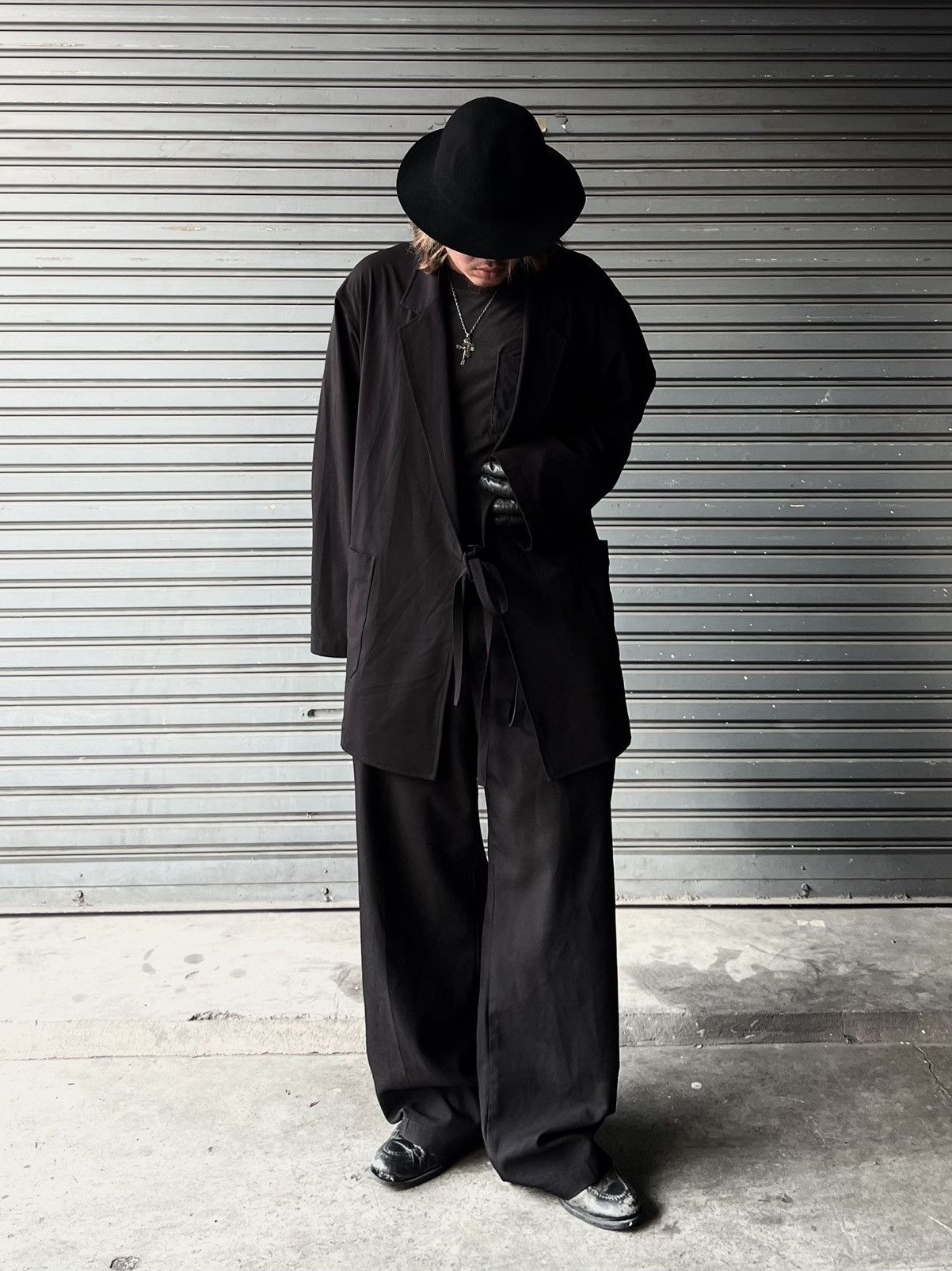 Yohji Yamamoto Rare S’YTE Yohji Yamamoto Haori Overcoat Size US L / EU 52-54 / 3 - 4 Thumbnail