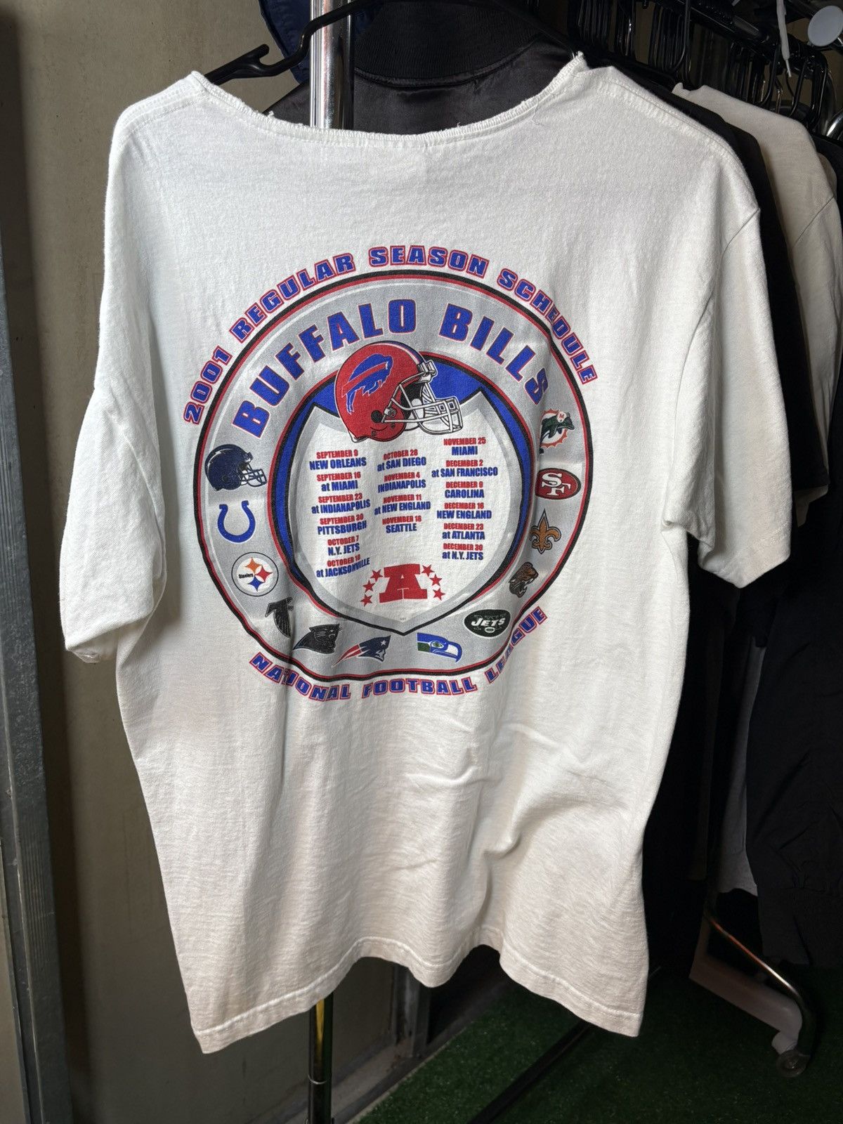 NFL × Vintage 2001 Buffalo Bills Season T-Shirt Size US L / EU 52-54 / 3 - 2 Thumbnail