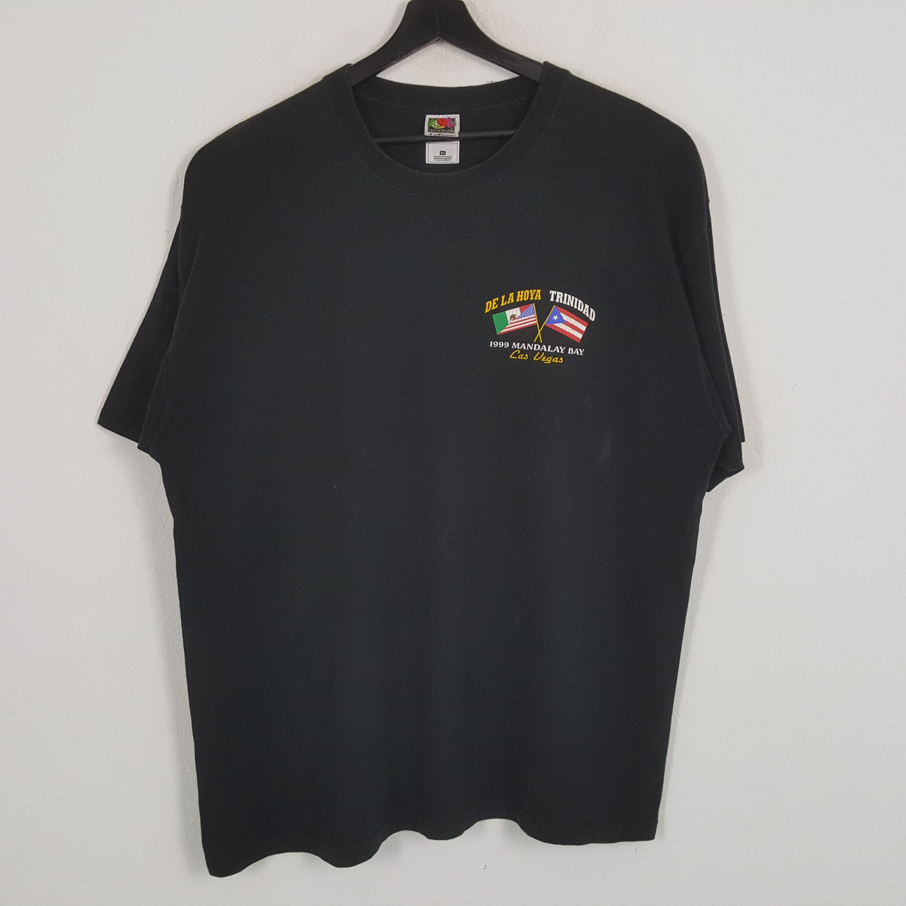 Fruit Of The Loom × Vintage De La yoha Trinidad Boxing 1999 Las Vegas Tshirt Size US M / EU 48-50 / 2 - 3 Thumbnail