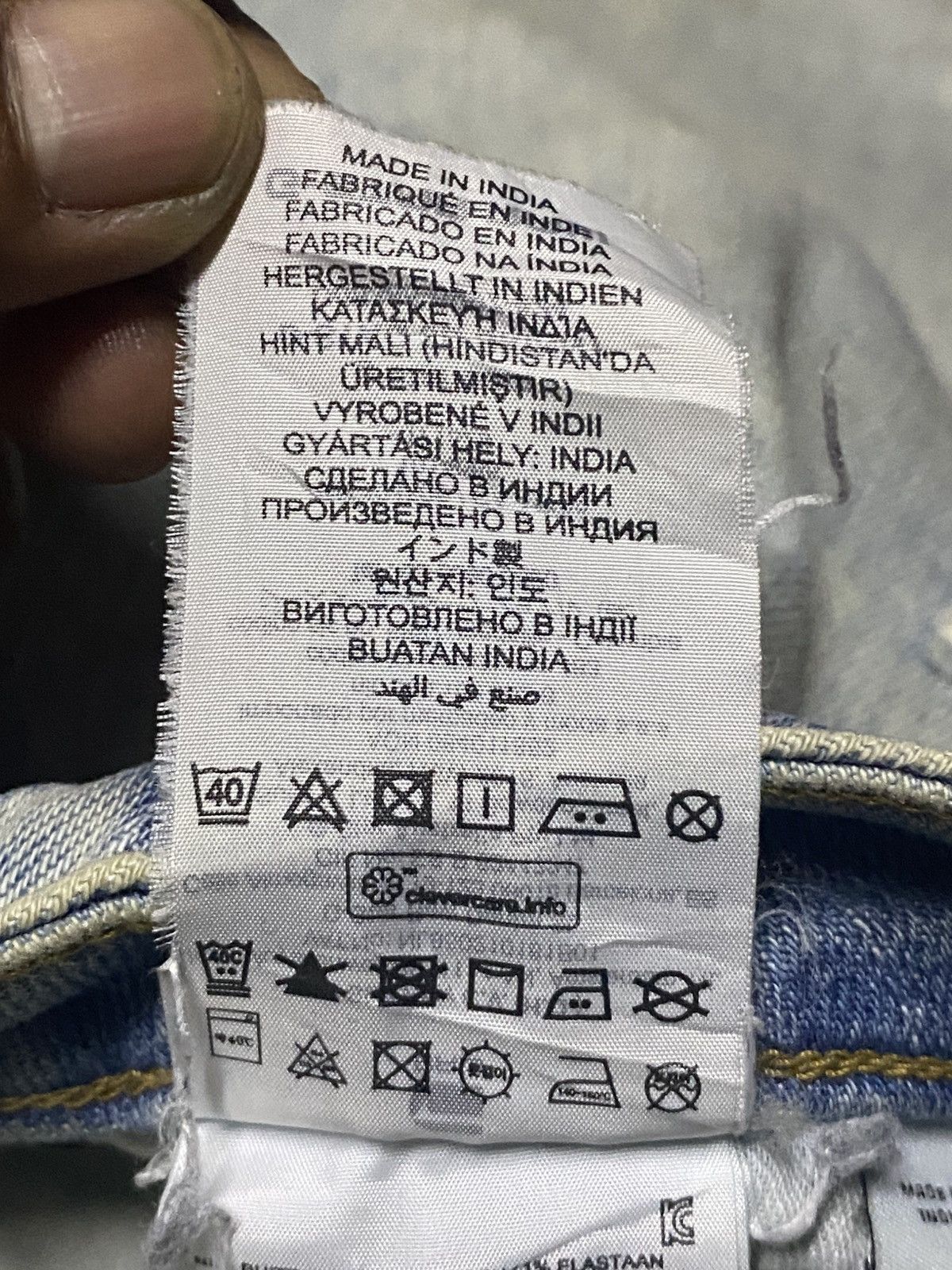 Raw State G Star Raw Multi Pocket Dirty Distressed Skinny Jeans Size US 31 - 24 Thumbnail